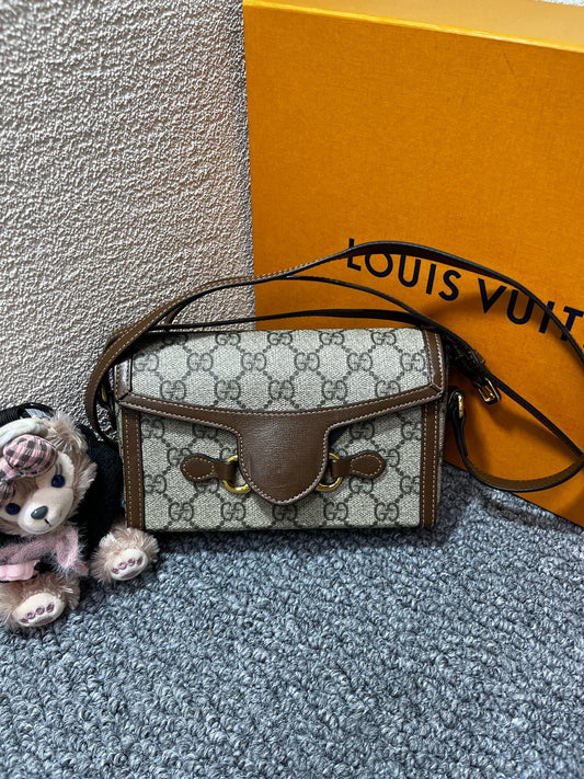 Gucci - Horsebit 1955 - Cloth - Beige - (Small)