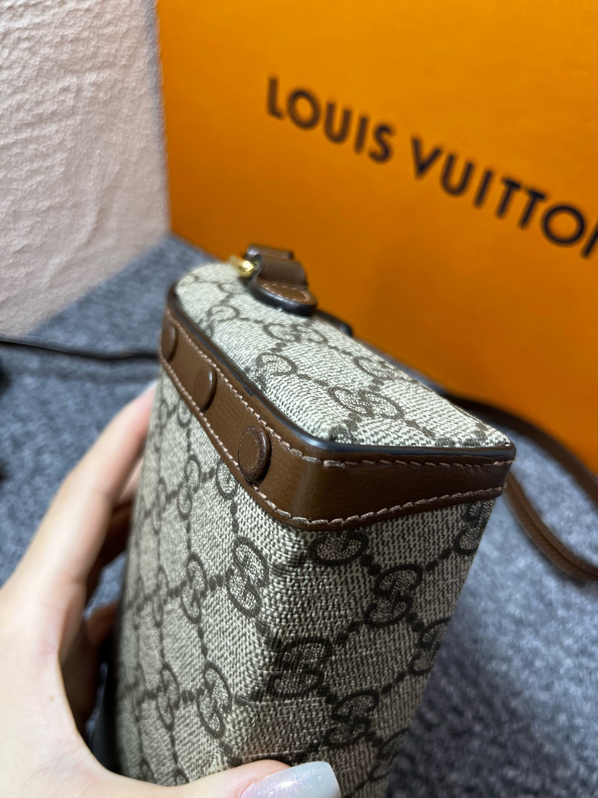 Gucci - Horsebit 1955 - Cloth - Beige - (Small)