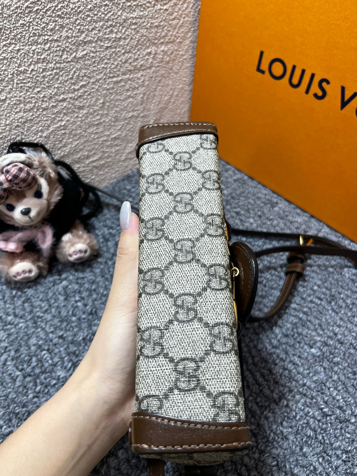 Gucci - Horsebit 1955 - Cloth - Beige - (Small)