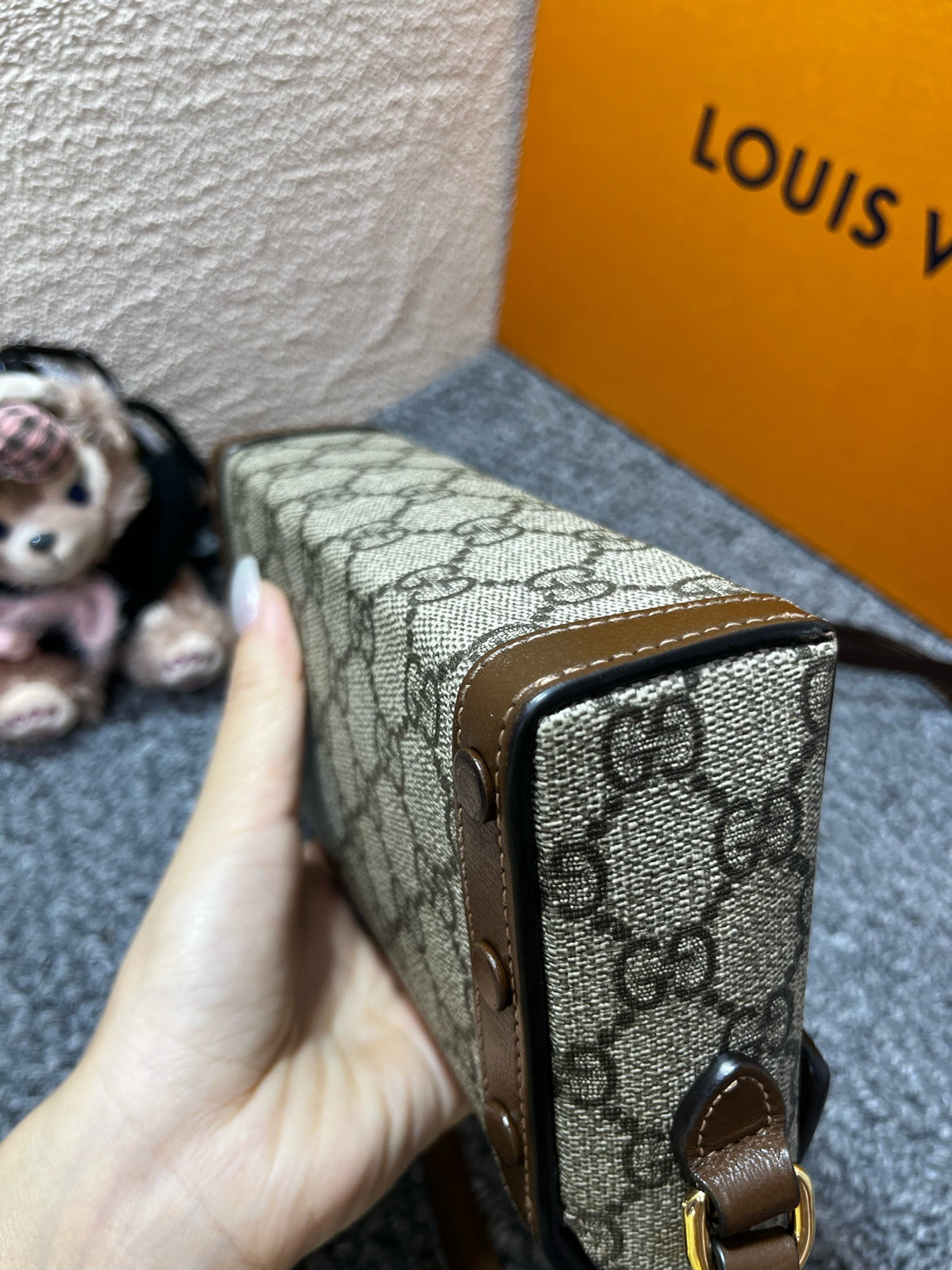 Gucci - Horsebit 1955 - Cloth - Beige - (Small)
