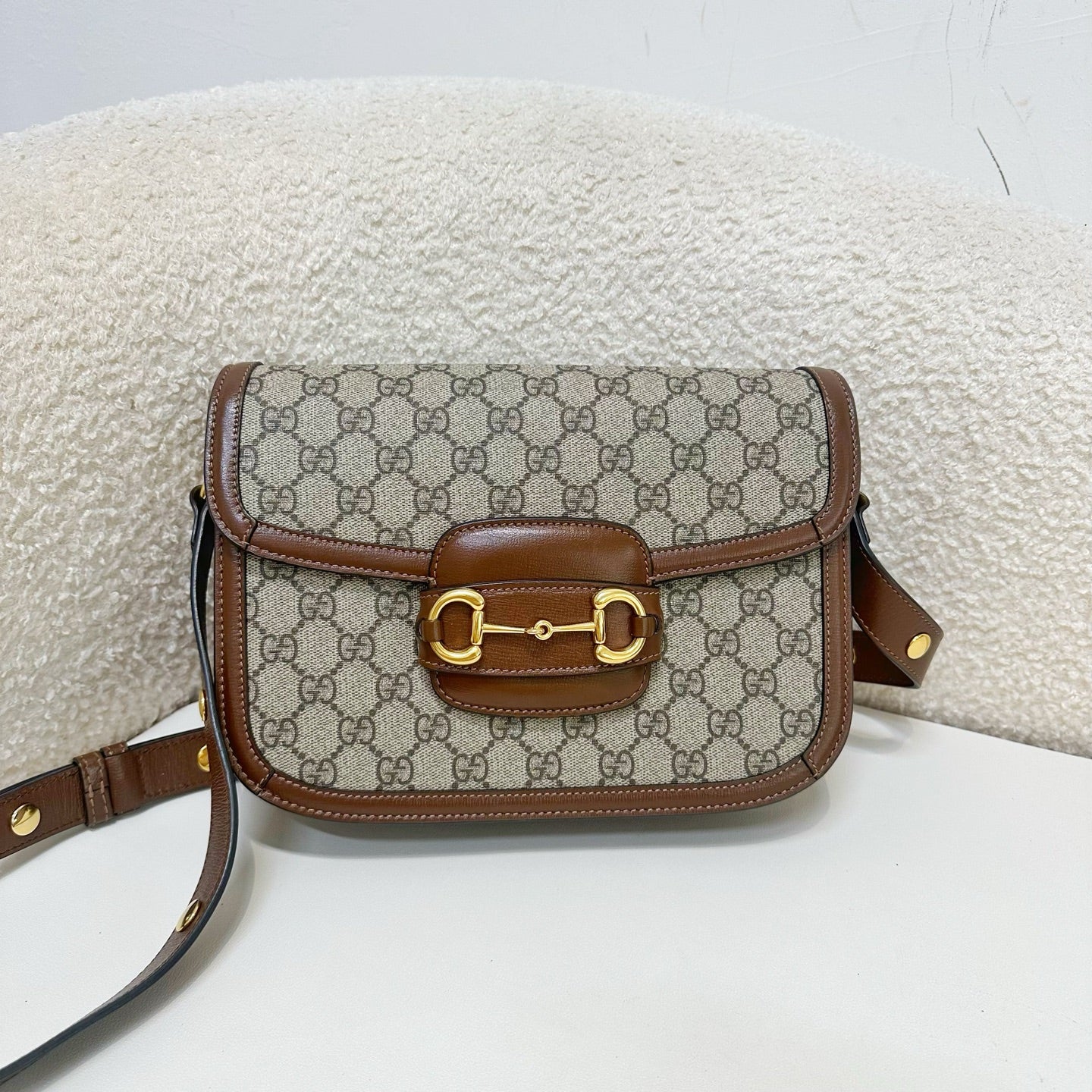 Gucci - Horsebit 1955 - Cloth - Brown - (medium)