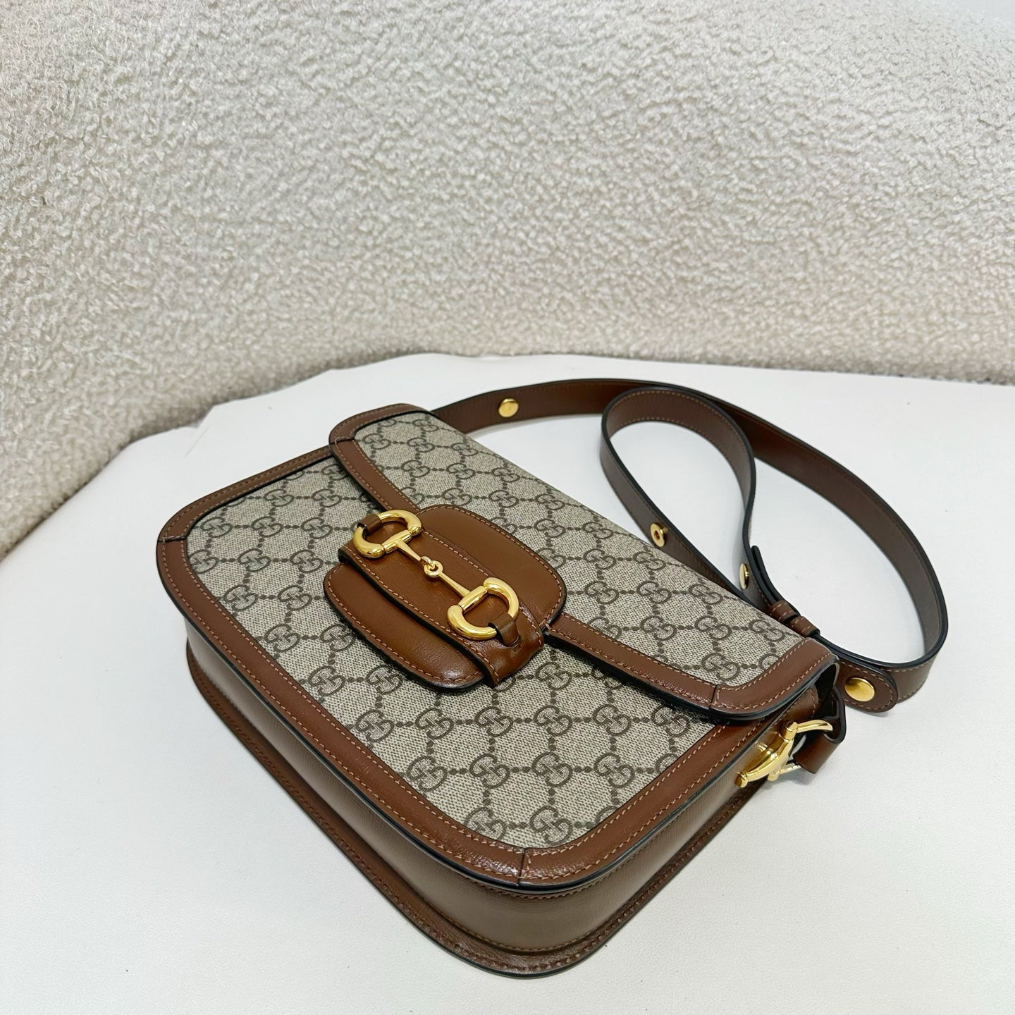 Gucci - Horsebit 1955 - Cloth - Brown - (medium)
