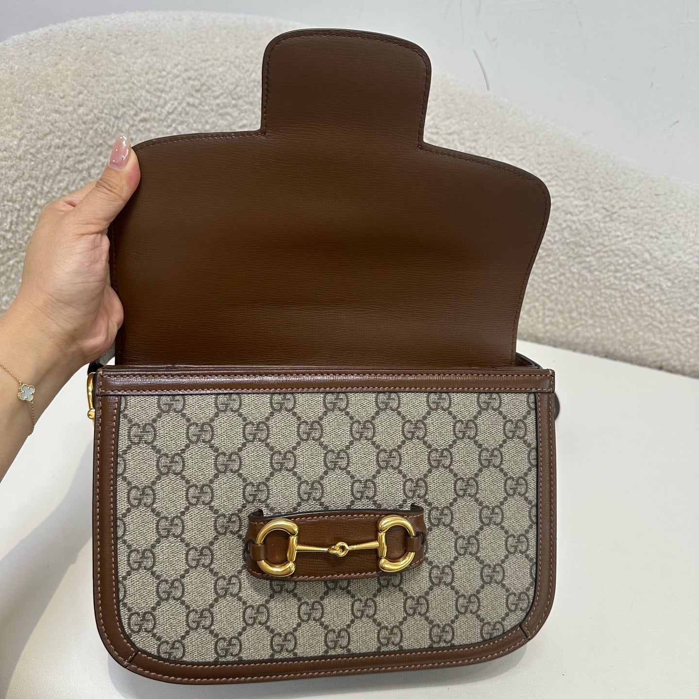 Gucci - Horsebit 1955 - Cloth - Brown - (medium)