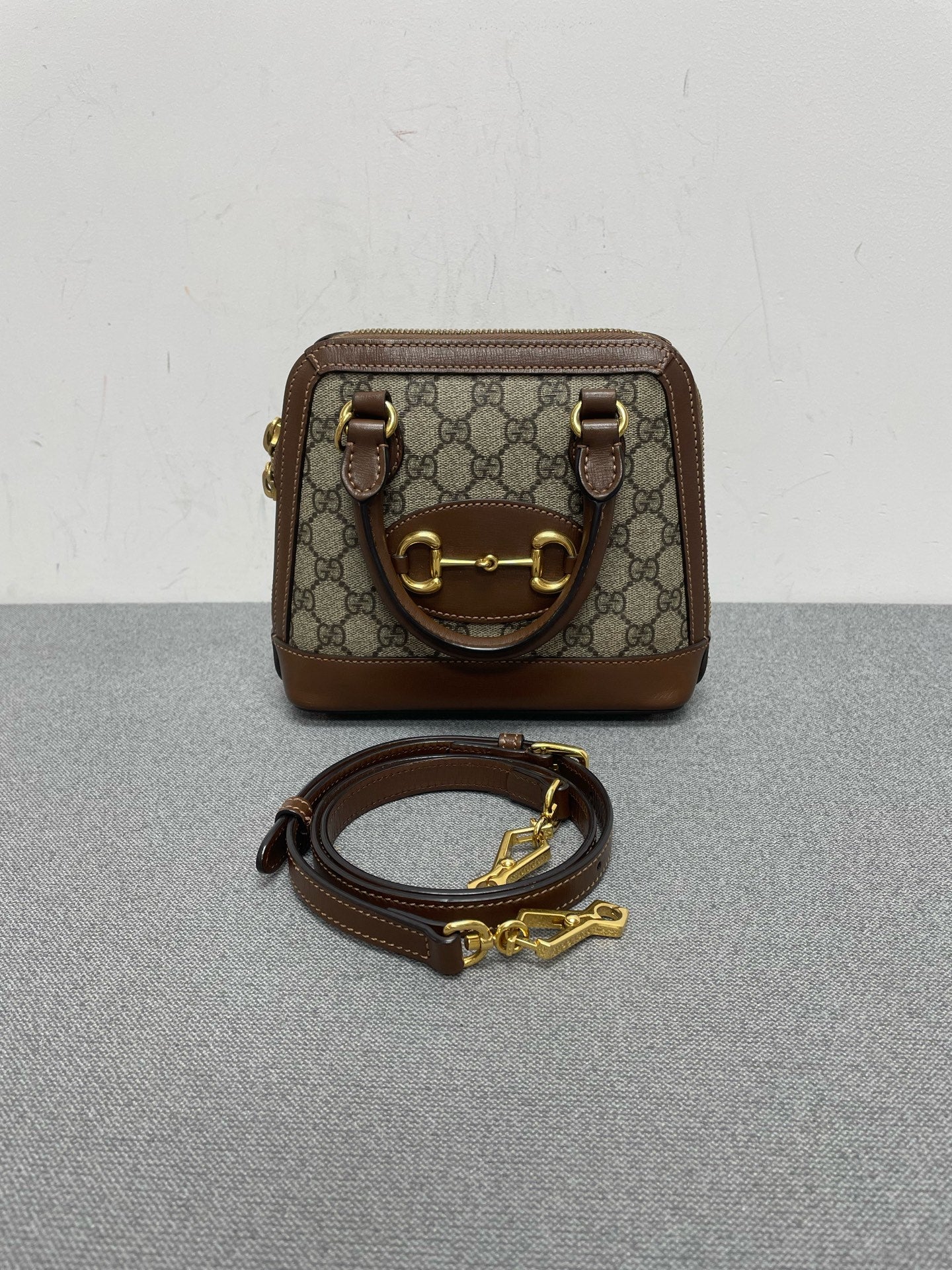 Gucci - Horsebit 1955 - Cloth - Brown - (mini)