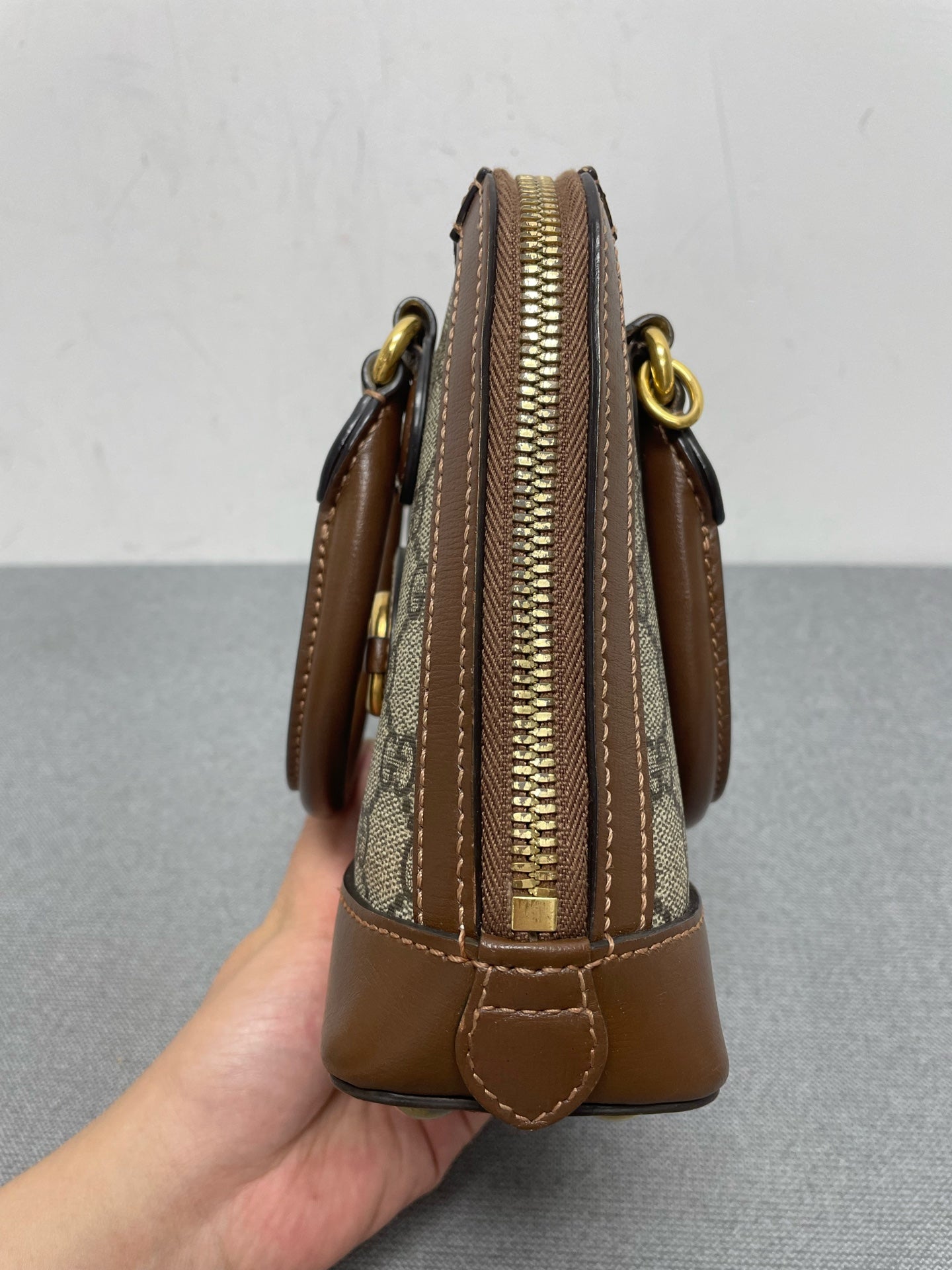Gucci - Horsebit 1955 - Cloth - Brown - (mini)