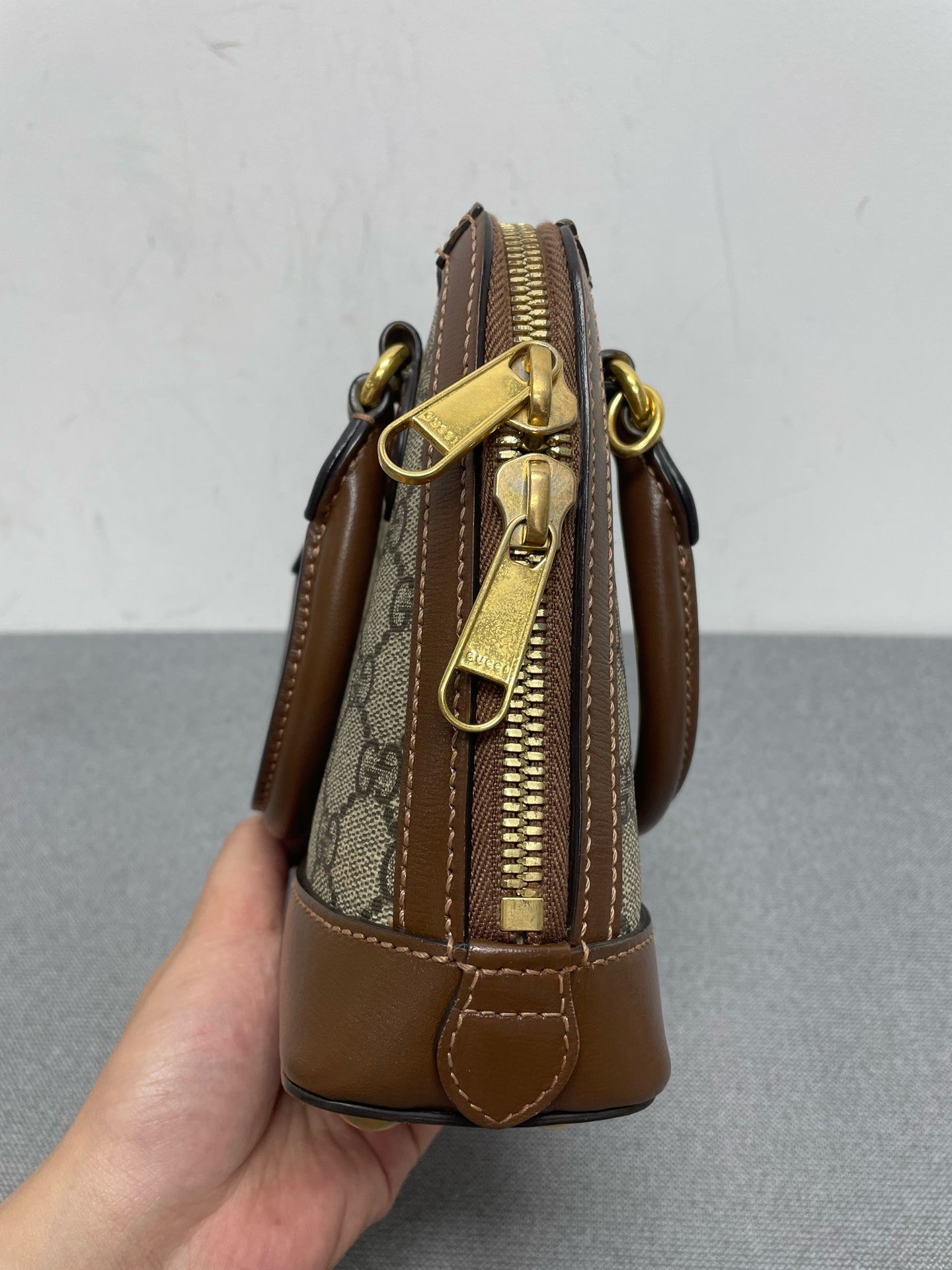 Gucci - Horsebit 1955 - Cloth - Brown - (mini)