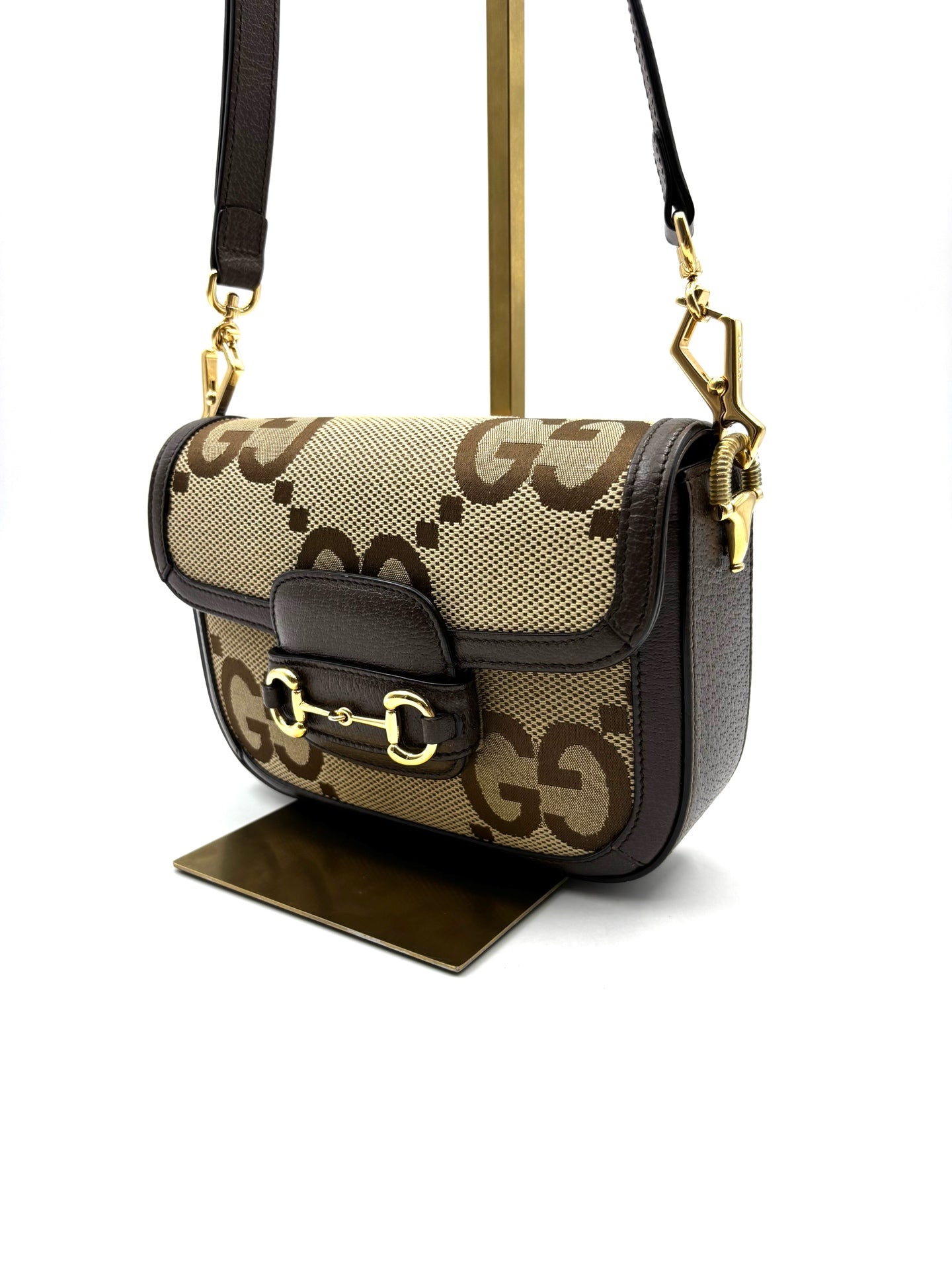 Gucci - Horsebit 1955 - Cloth - Brown - (mini)