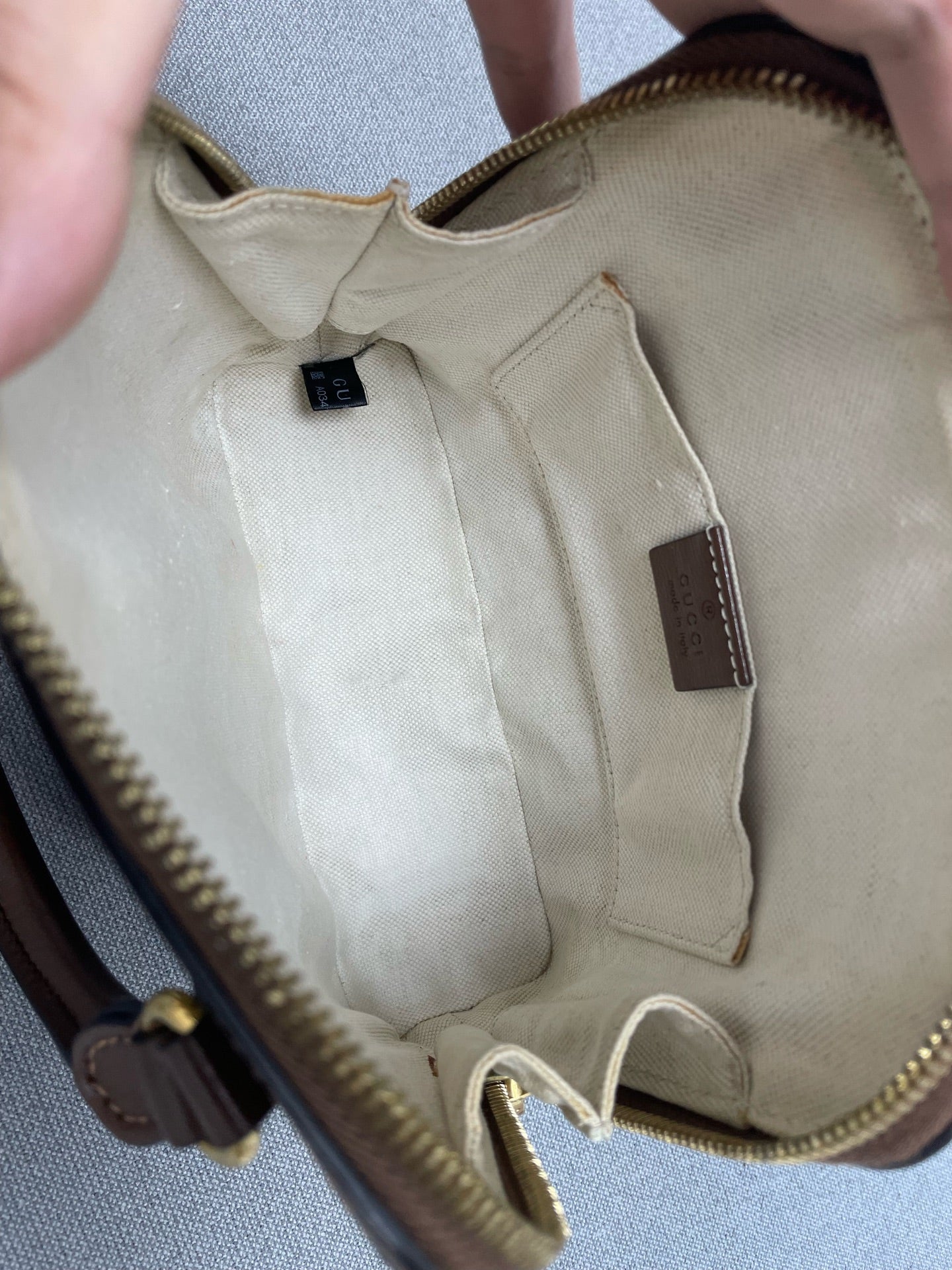 Gucci - Horsebit 1955 - Cloth - Brown - (mini)