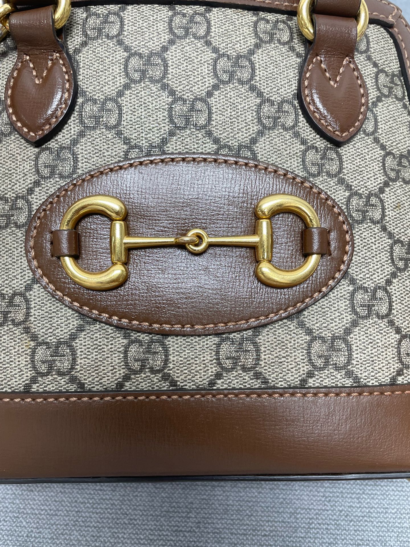 Gucci - Horsebit 1955 - Cloth - Brown - (mini)