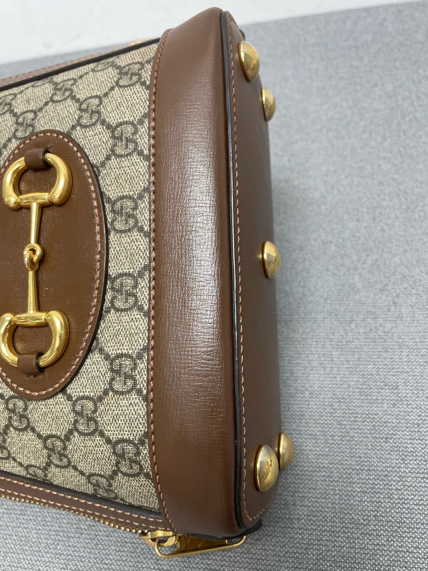 Gucci - Horsebit 1955 - Cloth - Brown - (mini)