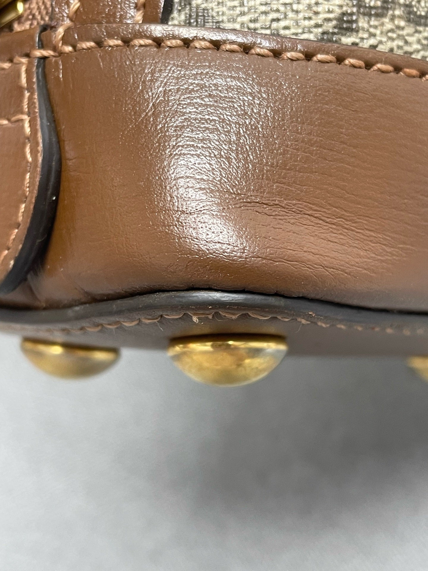 Gucci - Horsebit 1955 - Cloth - Brown - (mini)