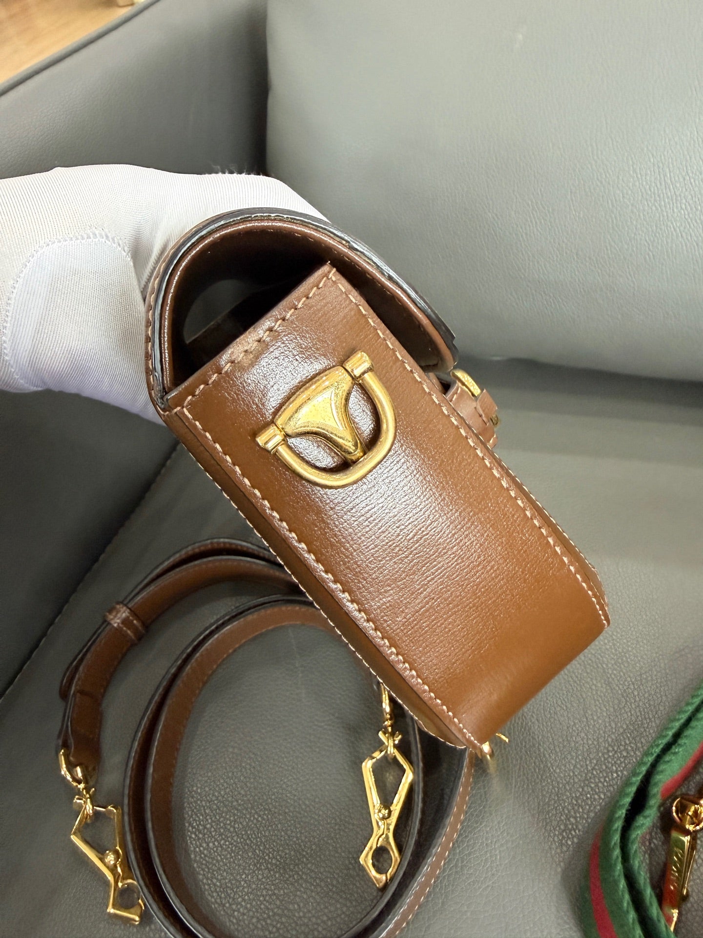 Gucci - Horsebit 1955 - Cloth - Brown - (small)