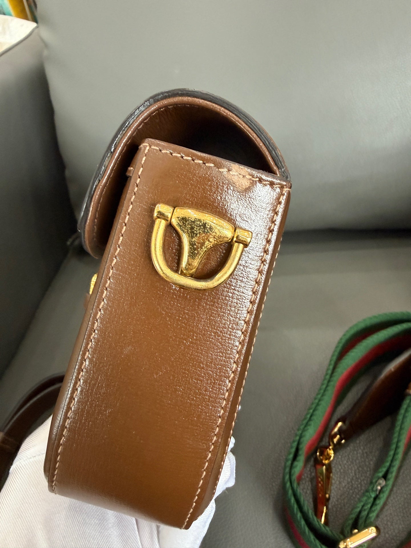 Gucci - Horsebit 1955 - Cloth - Brown - (small)