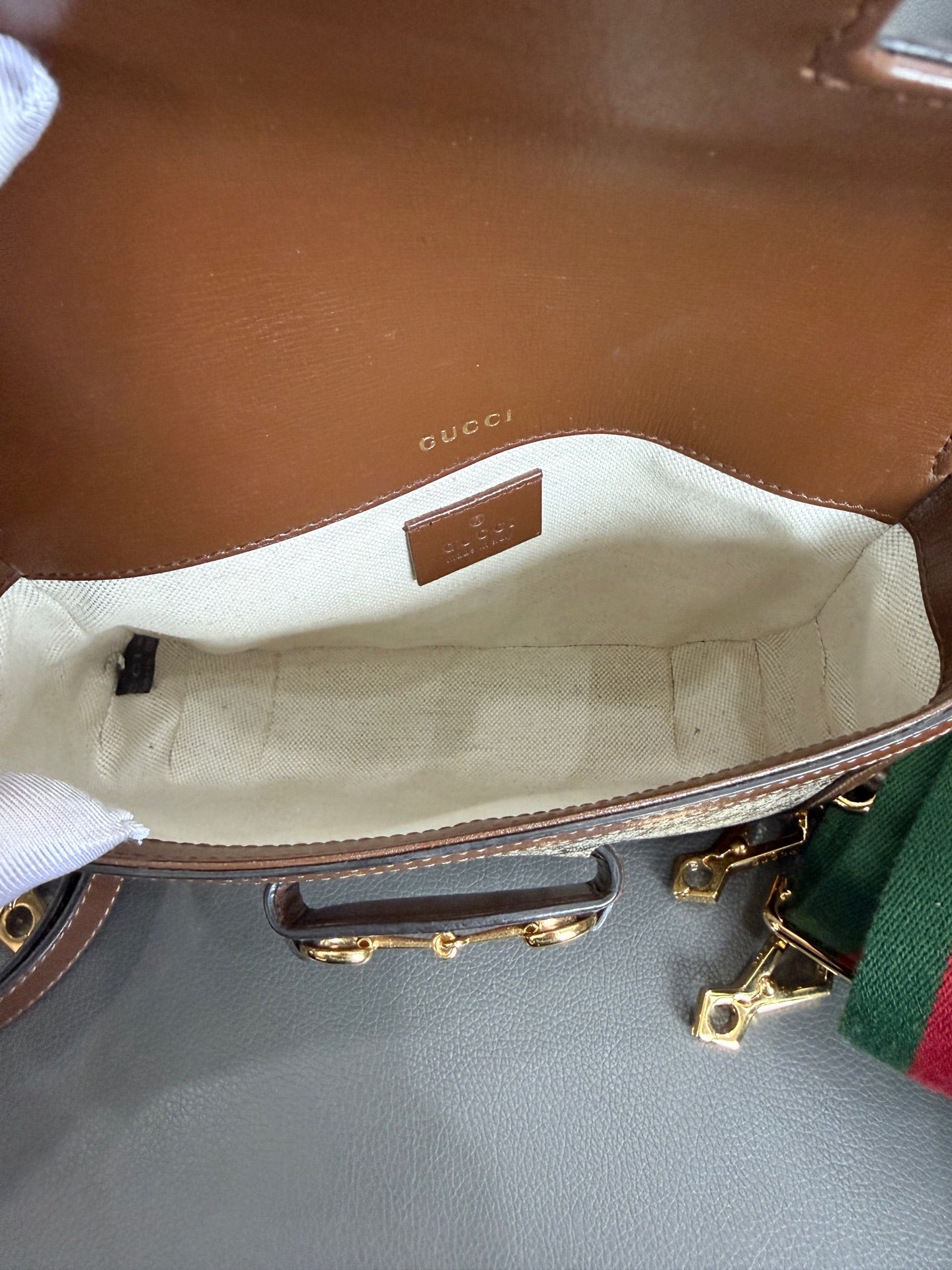 Gucci - Horsebit 1955 - Cloth - Brown - (small)