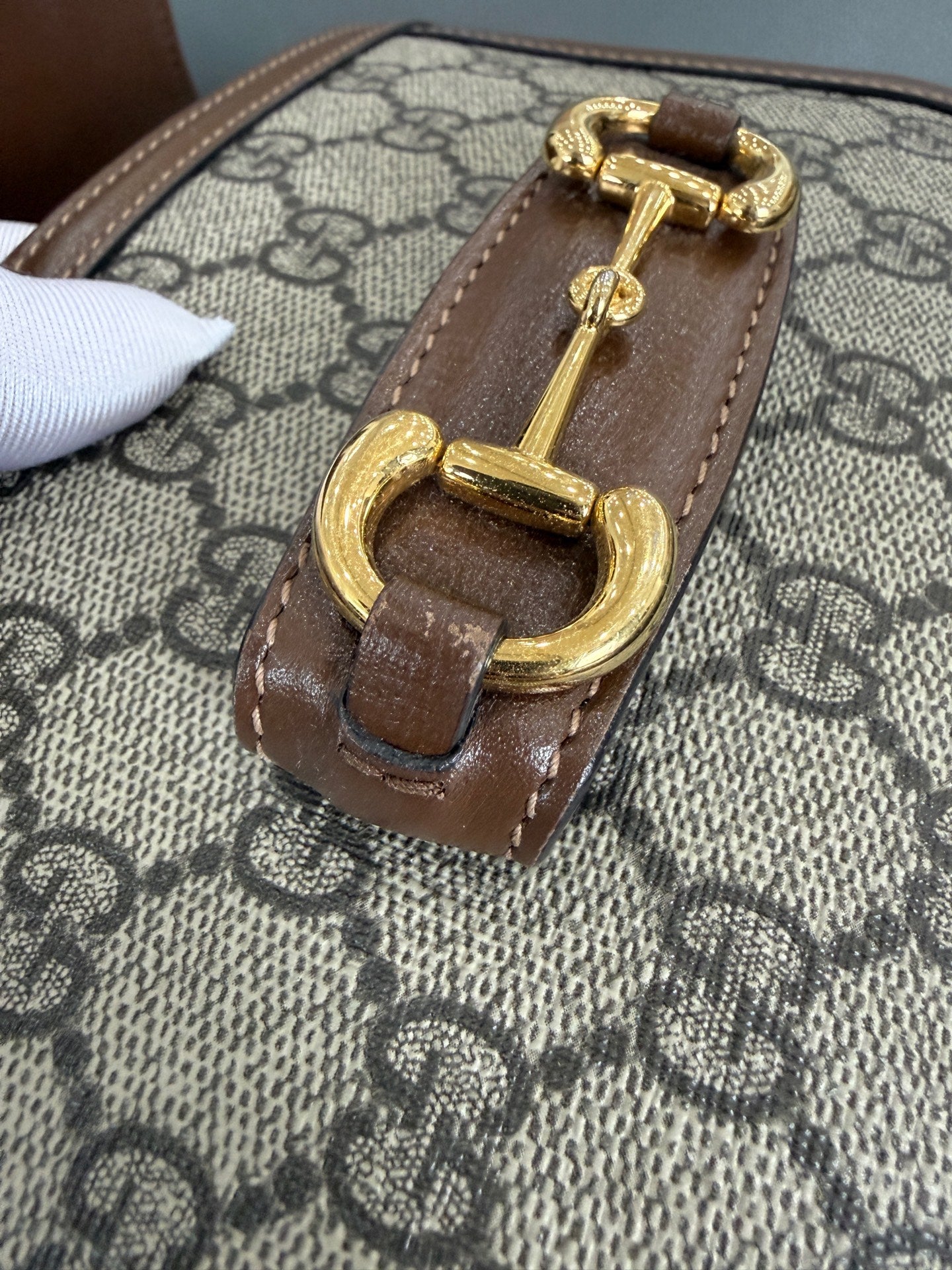 Gucci - Horsebit 1955 - Cloth - Brown - (small)