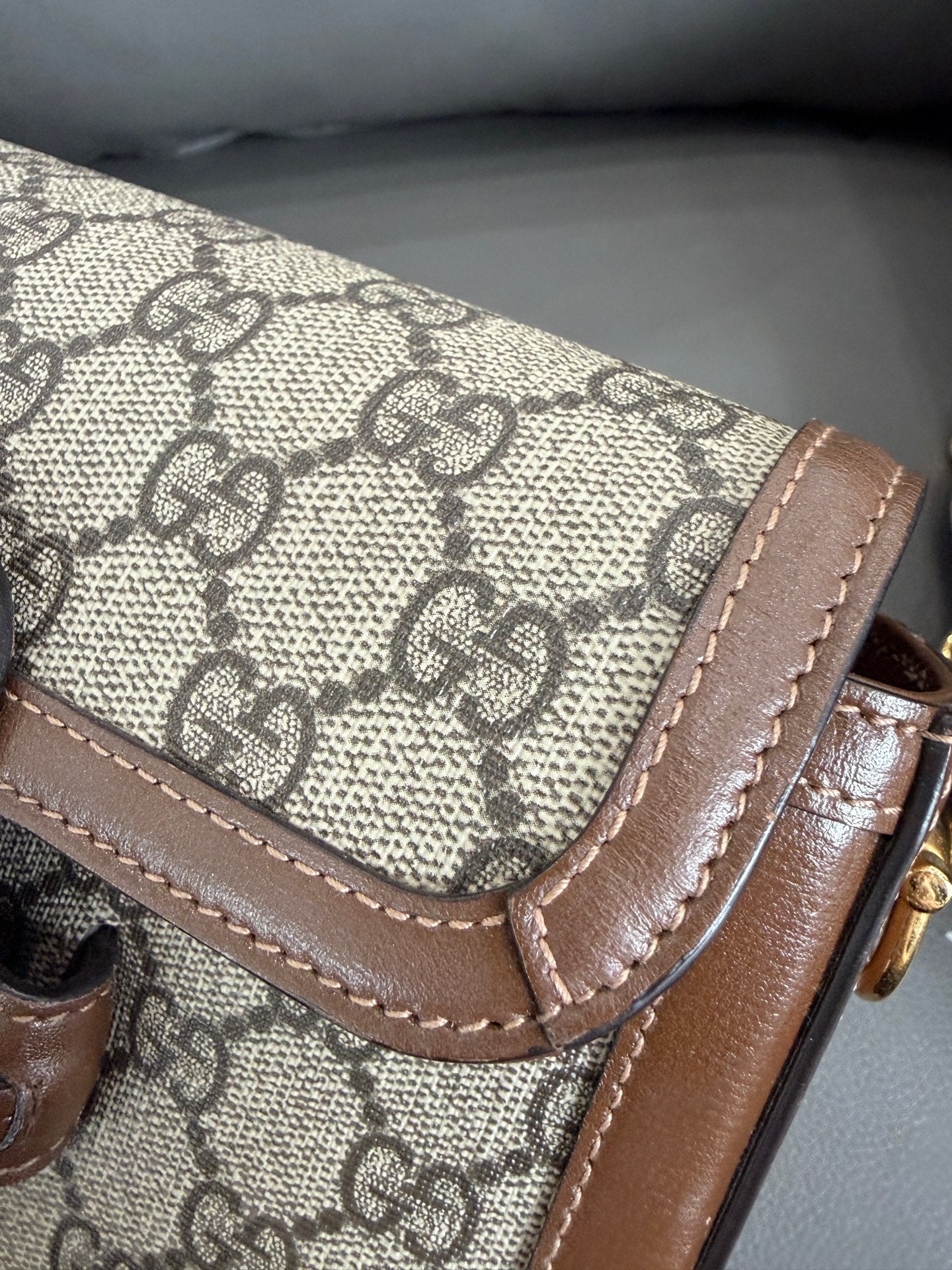 Gucci - Horsebit 1955 - Cloth - Brown - (small)
