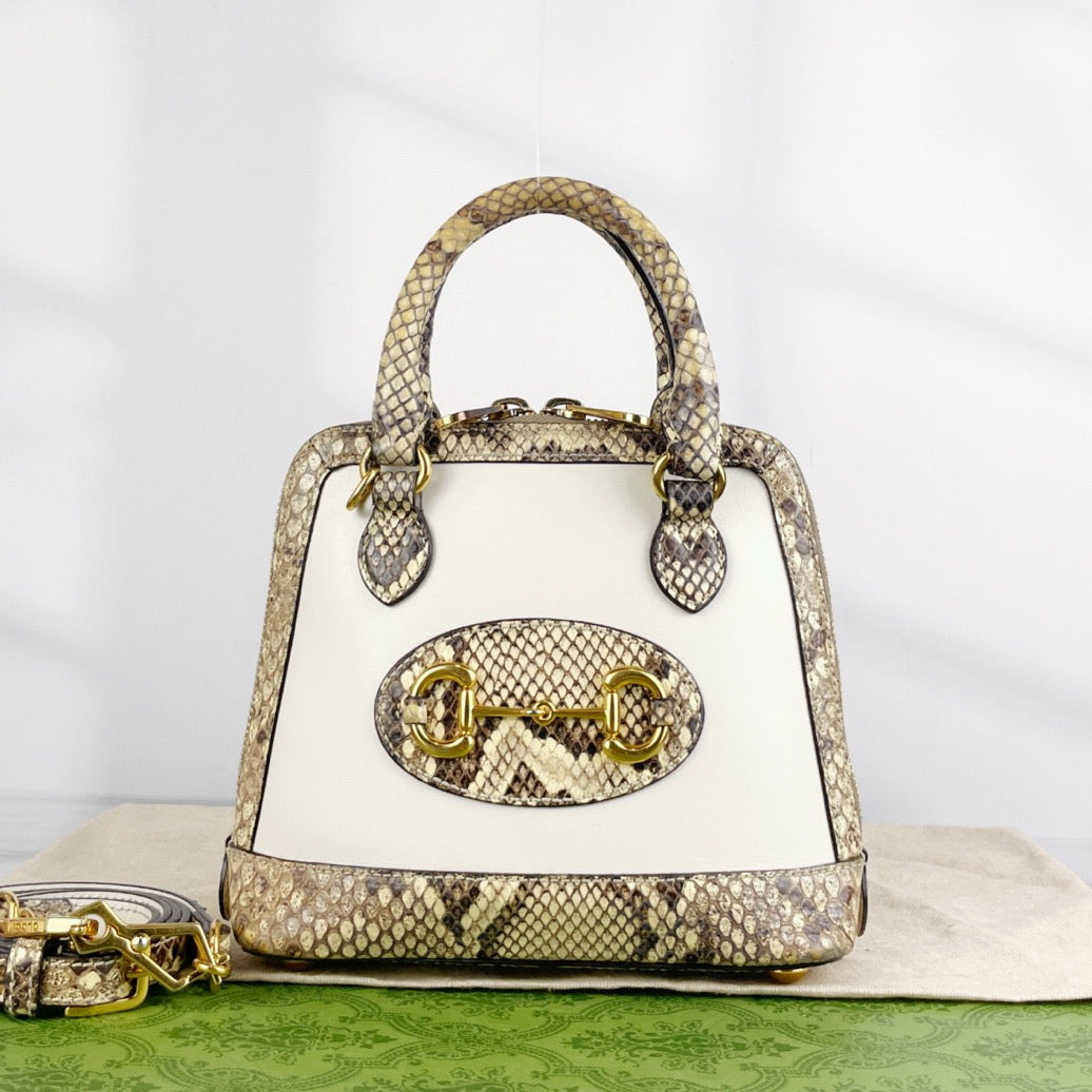 Gucci - Horsebit 1955 - Exotic leathers - Python - Multicolour - (mini)