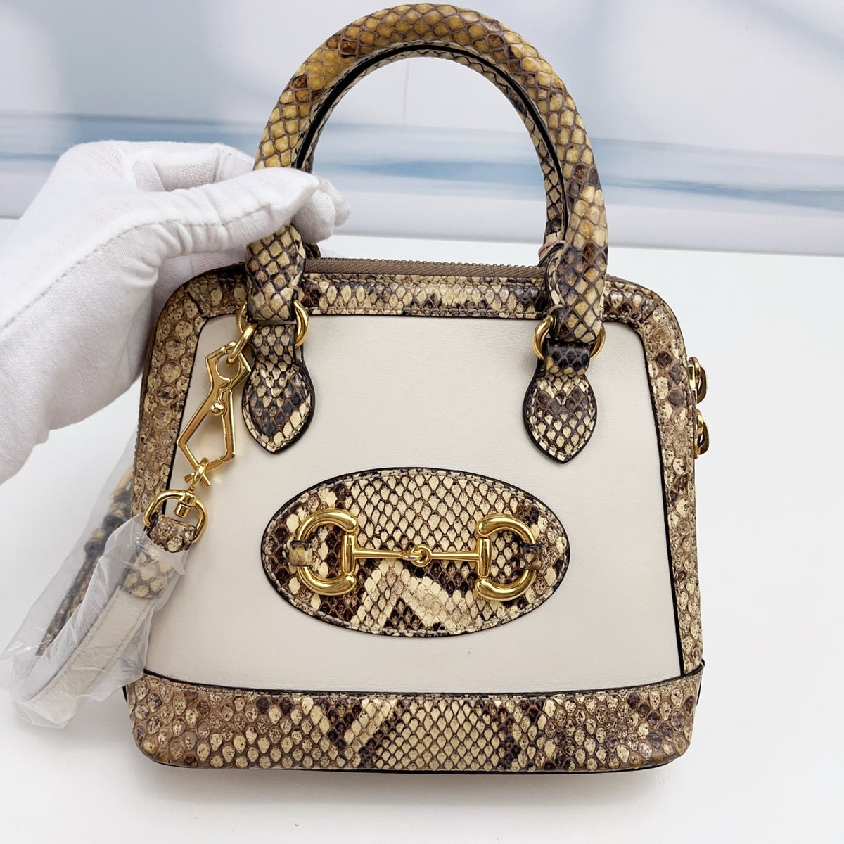Gucci - Horsebit 1955 - Exotic leathers - Python - Multicolour - (mini)