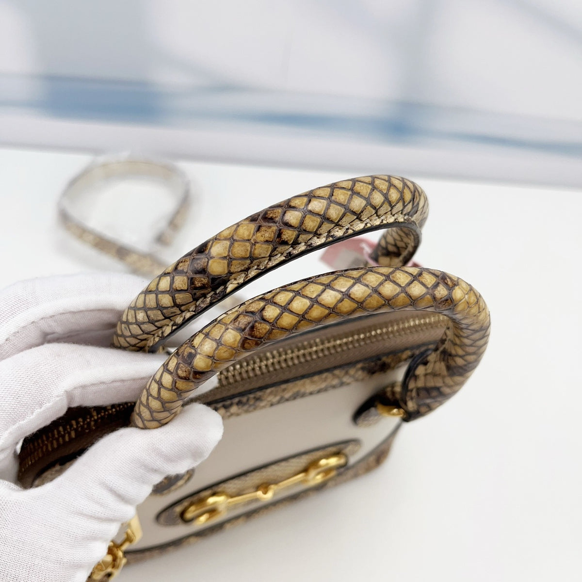 Gucci - Horsebit 1955 - Exotic leathers - Python - Multicolour - (mini)