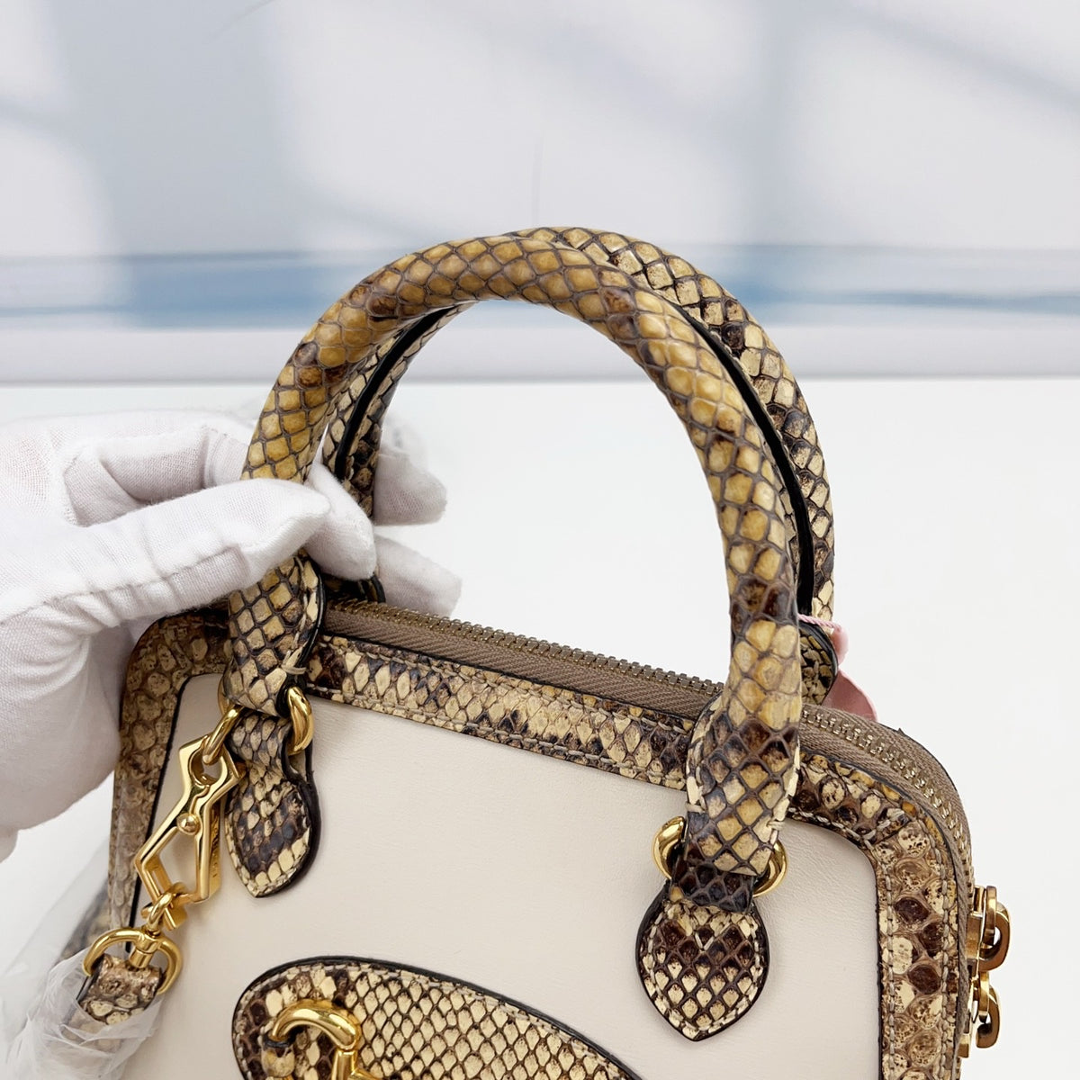 Gucci - Horsebit 1955 - Exotic leathers - Python - Multicolour - (mini)