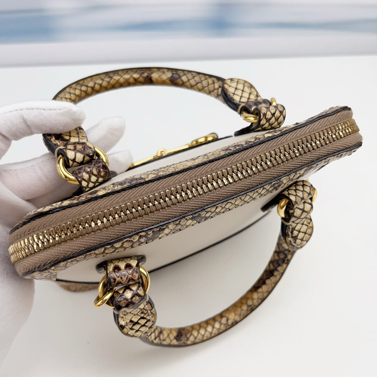 Gucci - Horsebit 1955 - Exotic leathers - Python - Multicolour - (mini)