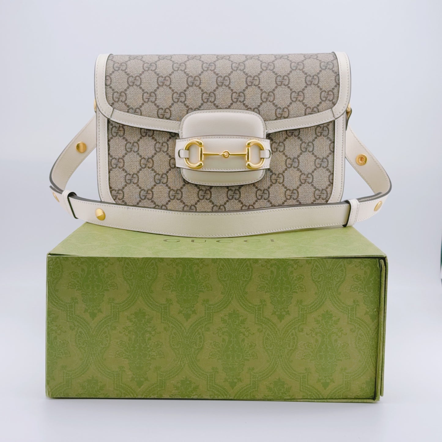 Gucci - Horsebit 1955 - Leather - Beige - (medium)