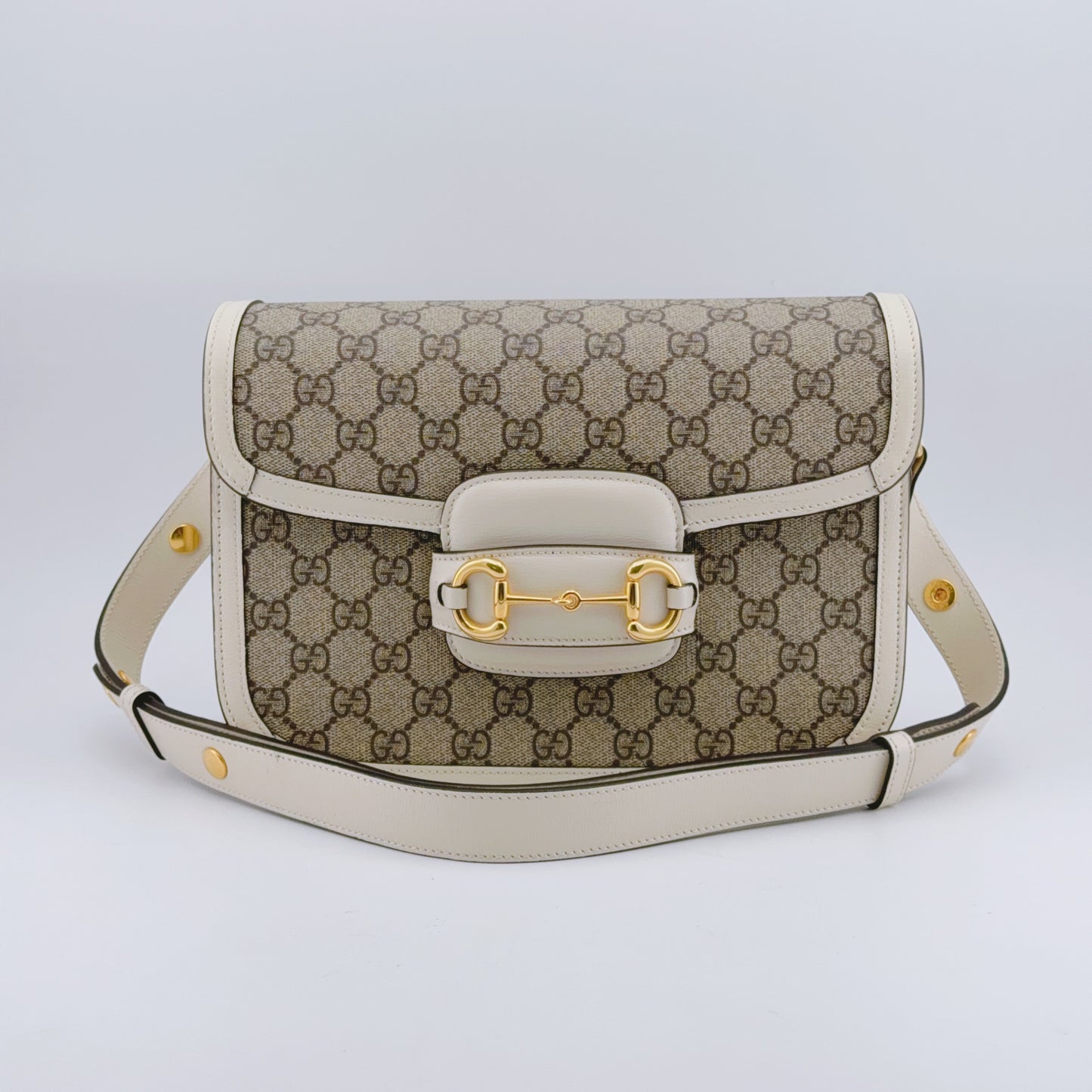 Gucci - Horsebit 1955 - Leather - Beige - (medium)