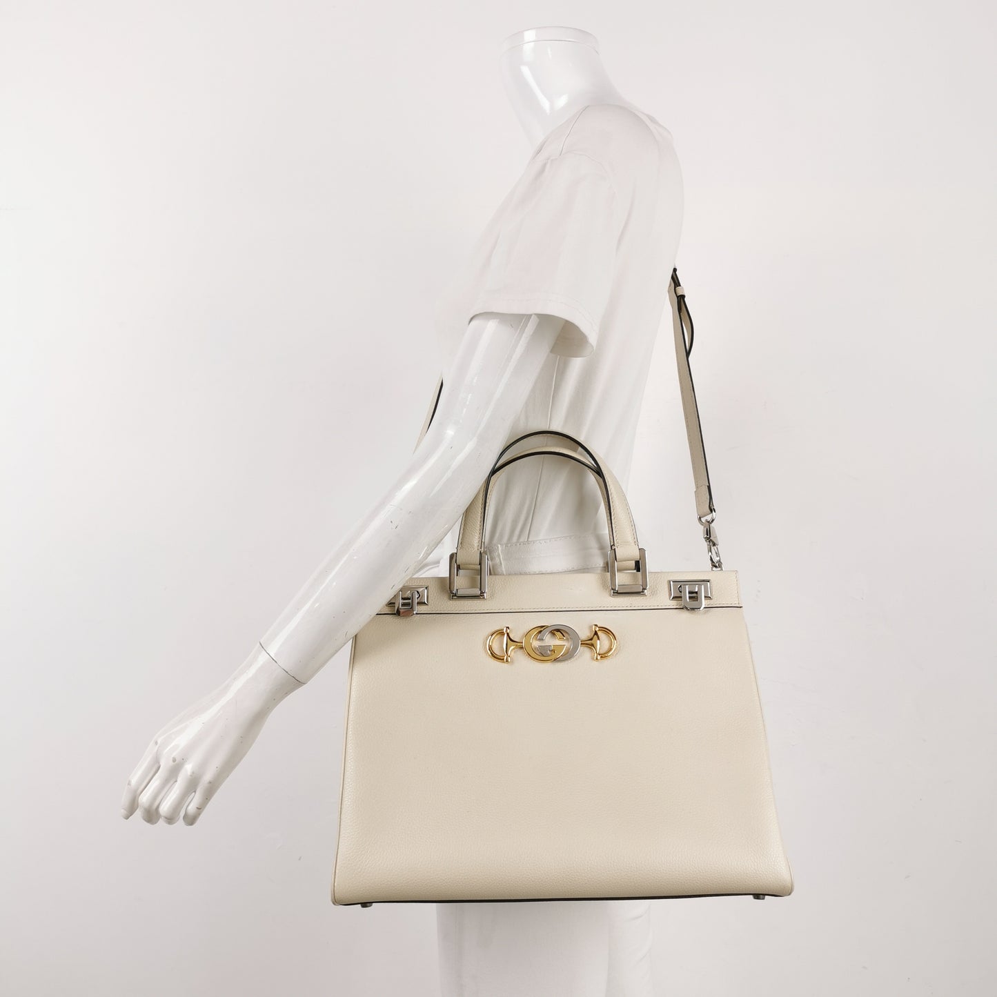 Gucci - Horsebit 1955 - Leather - Beige - (medium)