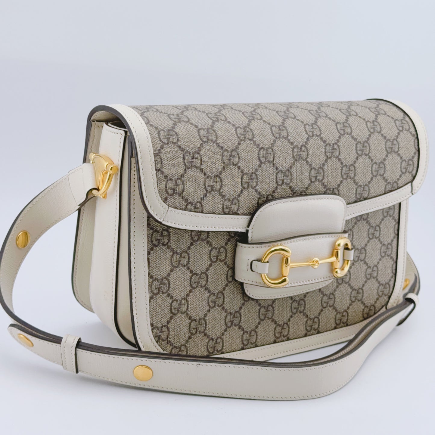 Gucci - Horsebit 1955 - Leather - Beige - (medium)