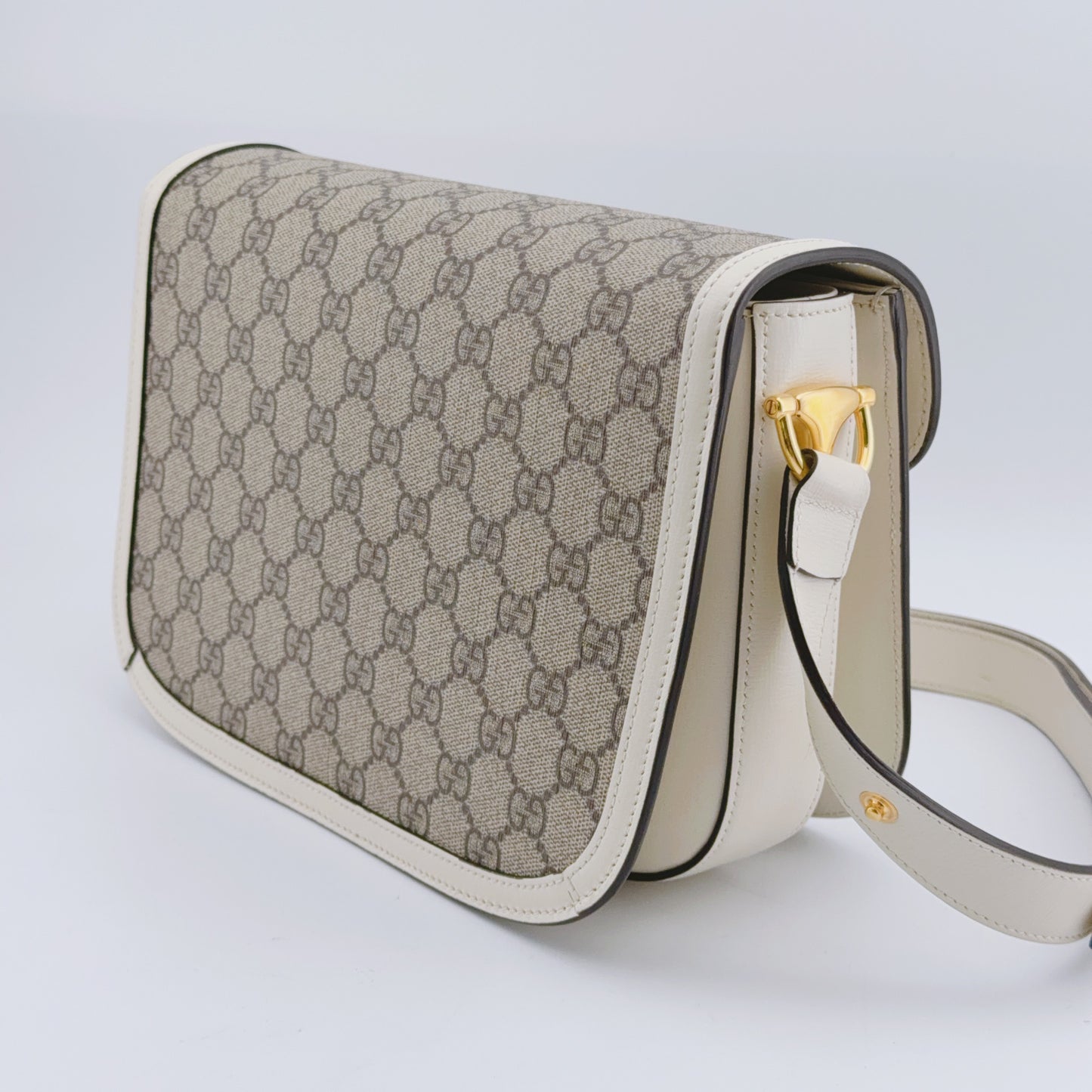 Gucci - Horsebit 1955 - Leather - Beige - (medium)