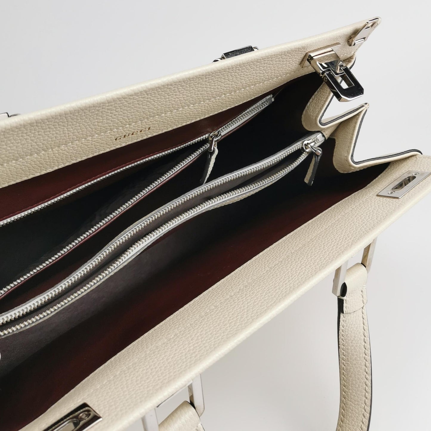 Gucci - Horsebit 1955 - Leather - Beige - (medium)
