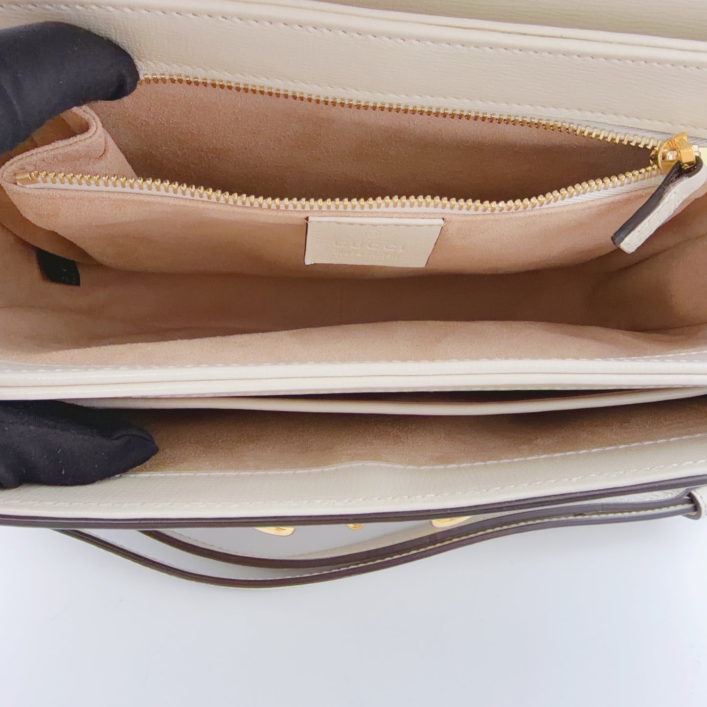 Gucci - Horsebit 1955 - Leather - Beige - (medium)