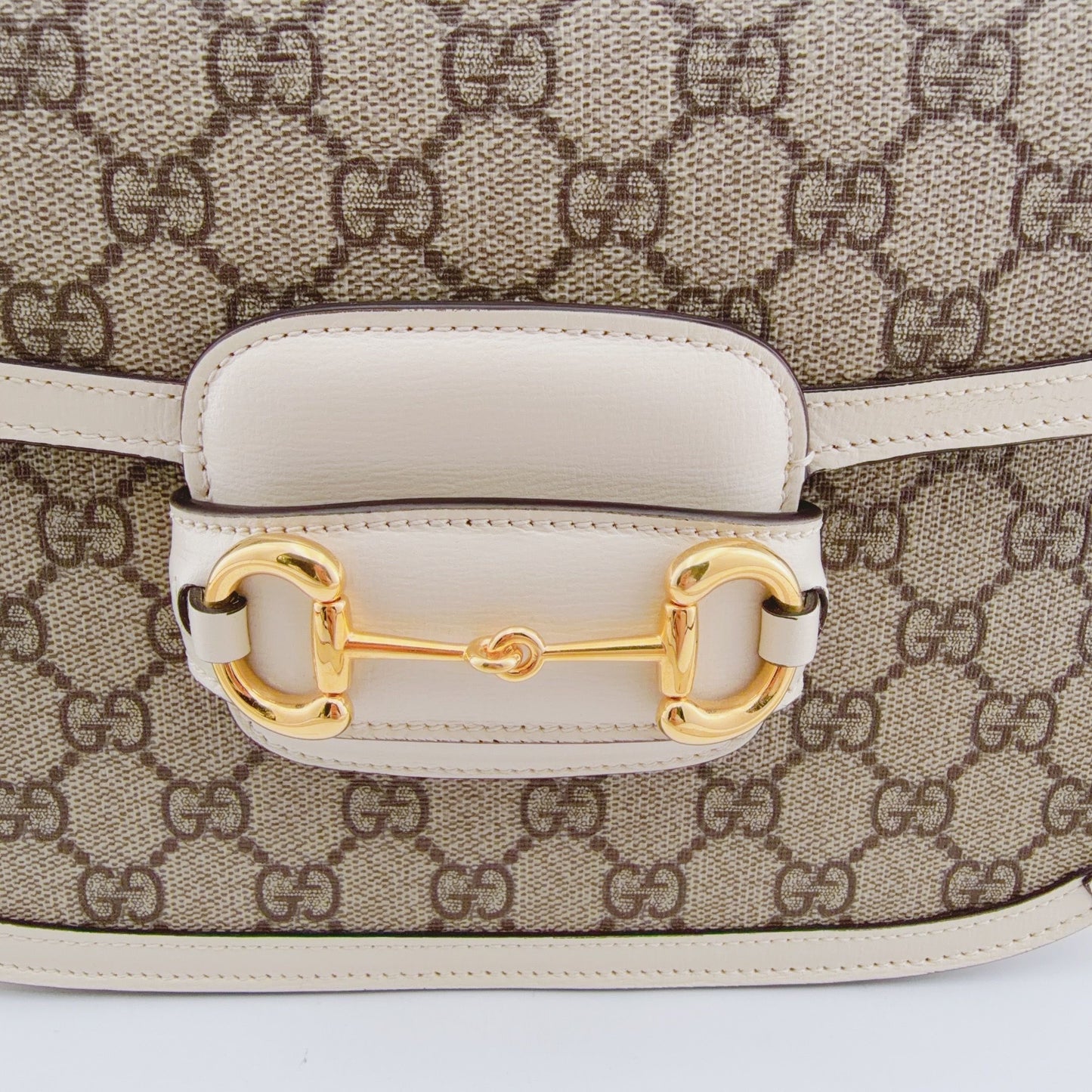 Gucci - Horsebit 1955 - Leather - Beige - (medium)