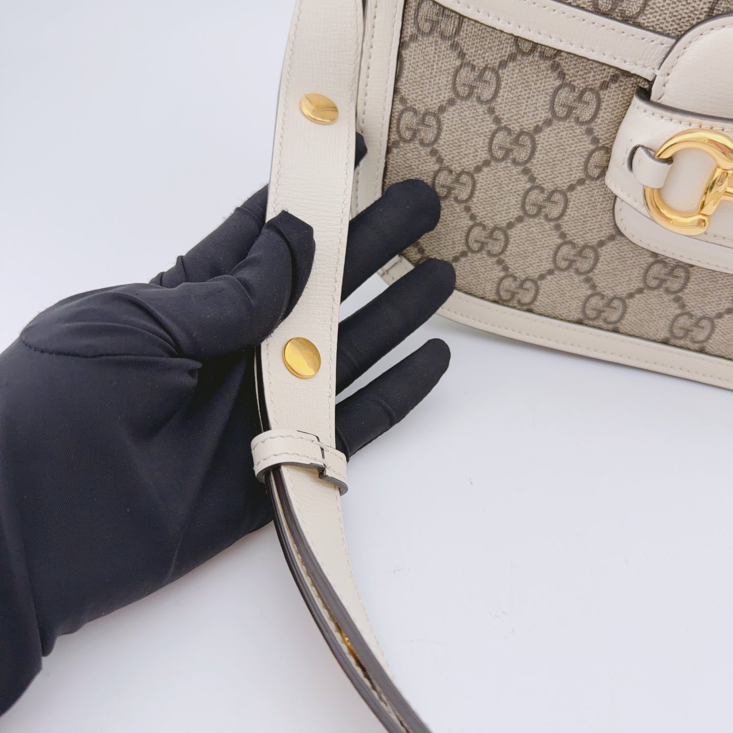 Gucci - Horsebit 1955 - Leather - Beige - (medium)