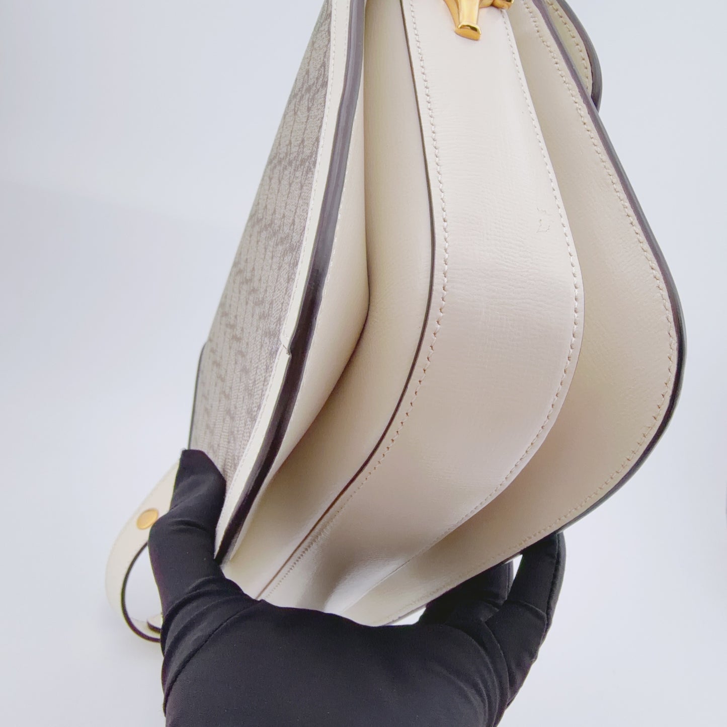 Gucci - Horsebit 1955 - Leather - Beige - (medium)