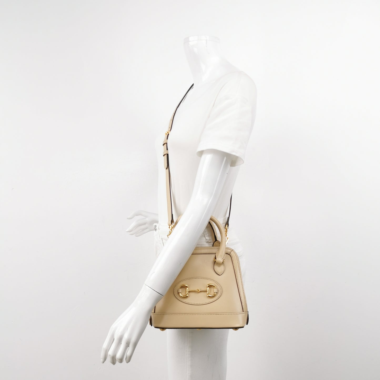 Gucci - Horsebit 1955 - Leather - Beige - (mini)