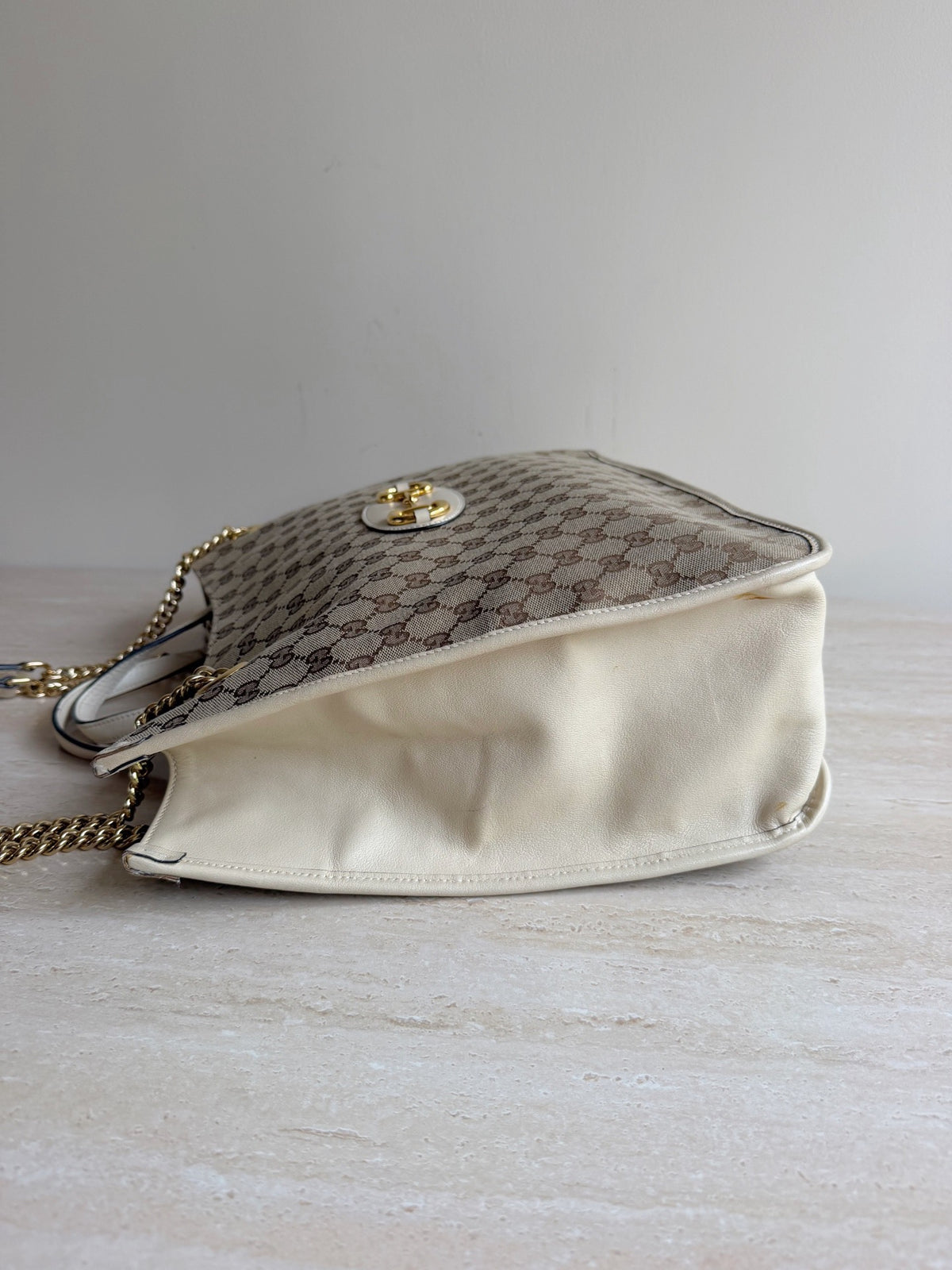 Gucci - Horsebit 1955 - Leather - Beige - (Other)