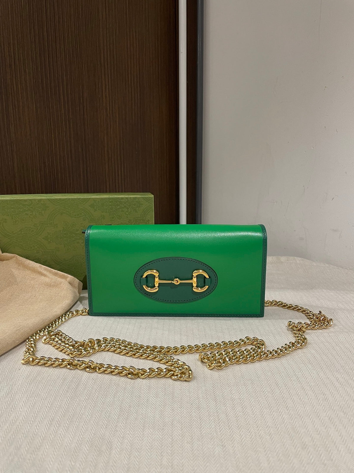 Gucci - Horsebit 1955 - Leather - Green - (small)
