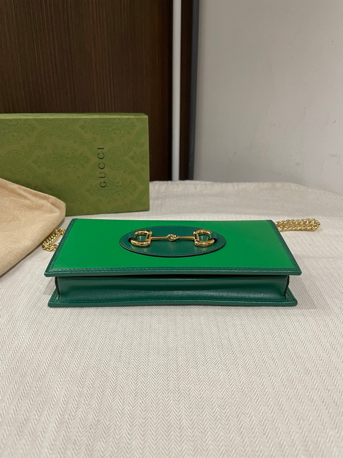 Gucci - Horsebit 1955 - Leather - Green - (small)