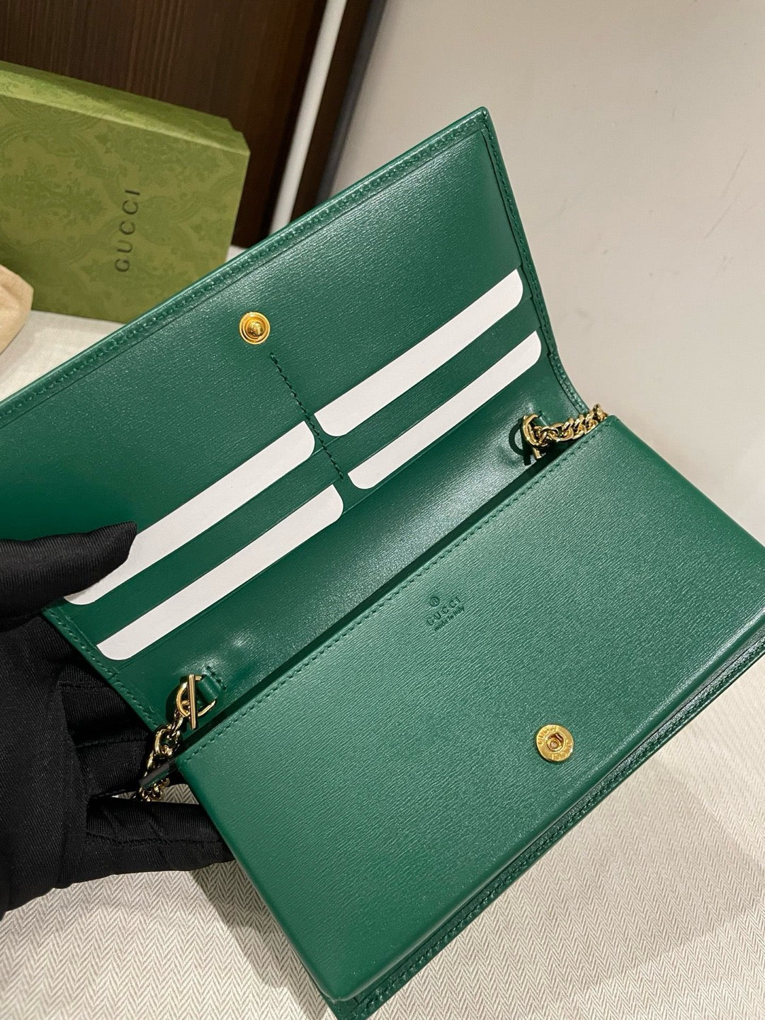 Gucci - Horsebit 1955 - Leather - Green - (small)
