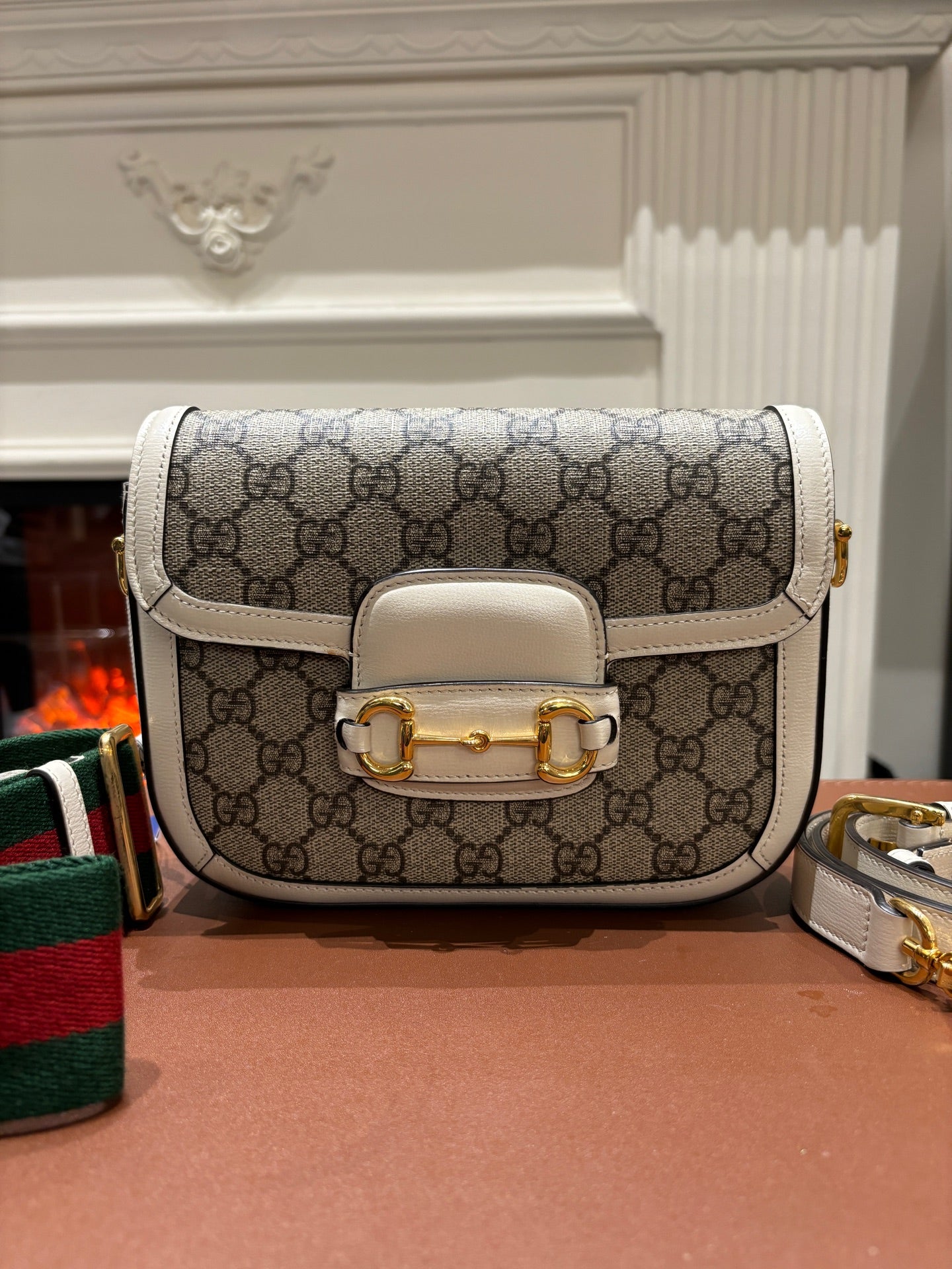 Gucci - Horsebit 1955 - Leather - White - (small)