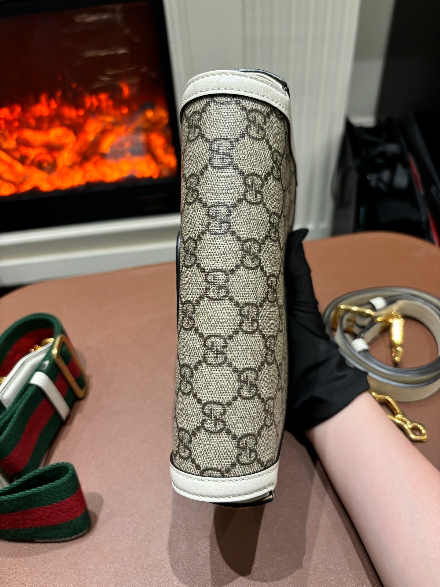 Gucci - Horsebit 1955 - Leather - White - (small)