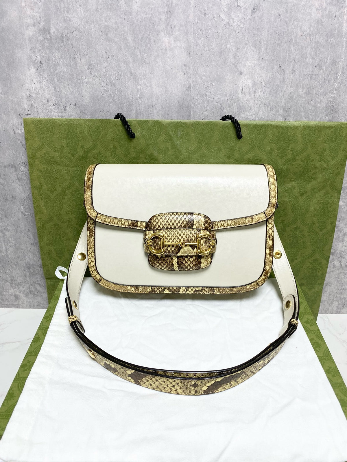 Gucci - Horsebit 1955 Limited Edition - Exotic leathers - Python - Multicolour - (small)
