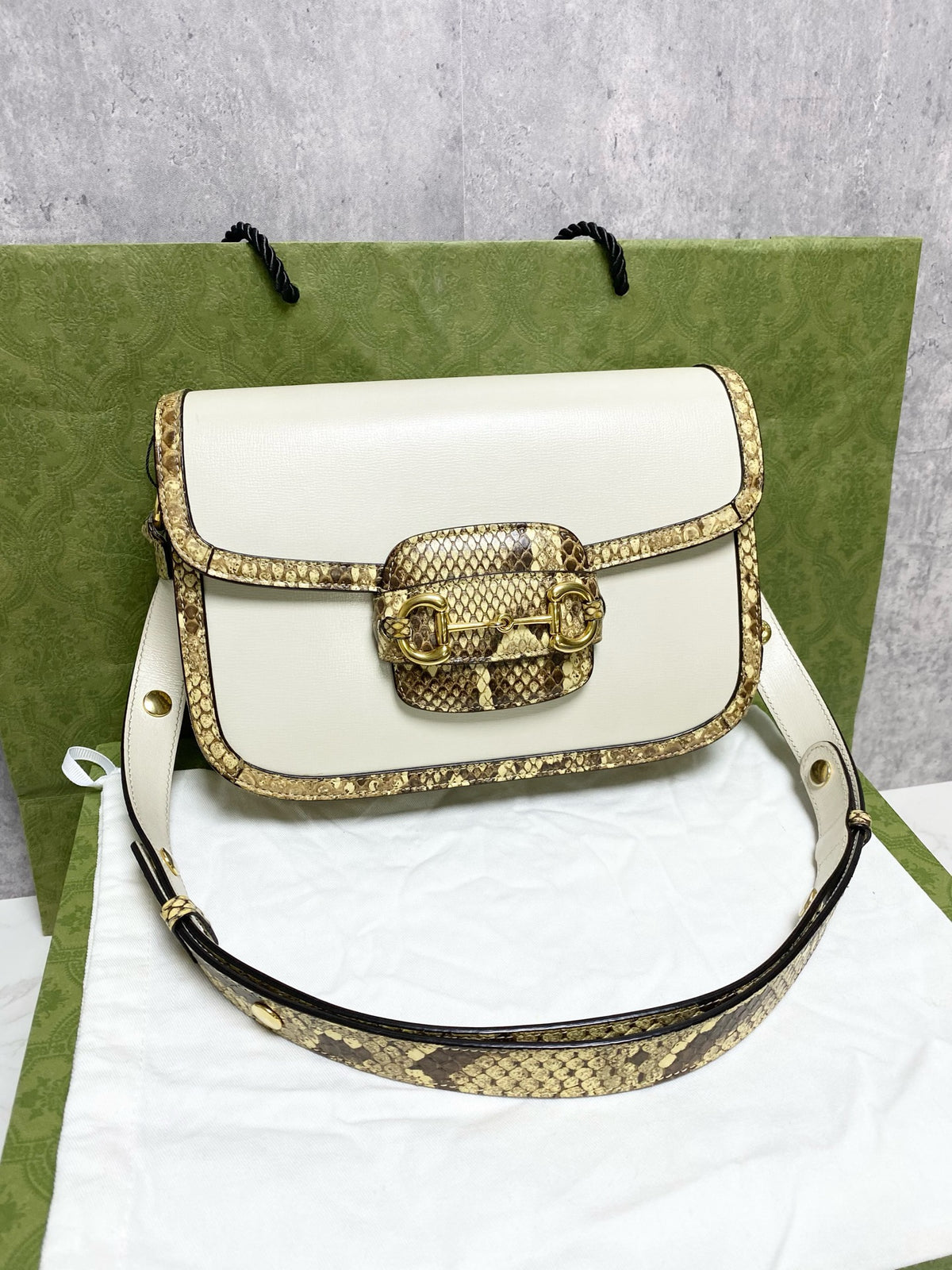 Gucci - Horsebit 1955 Limited Edition - Exotic leathers - Python - Multicolour - (small)