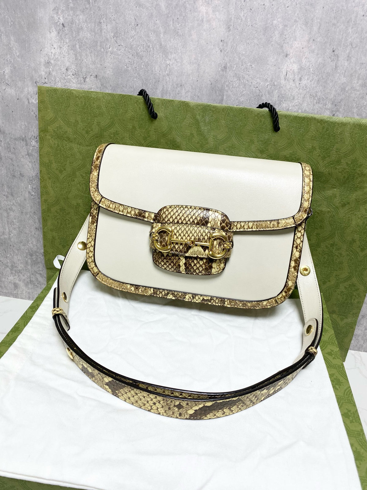 Gucci - Horsebit 1955 Limited Edition - Exotic leathers - Python - Multicolour - (small)