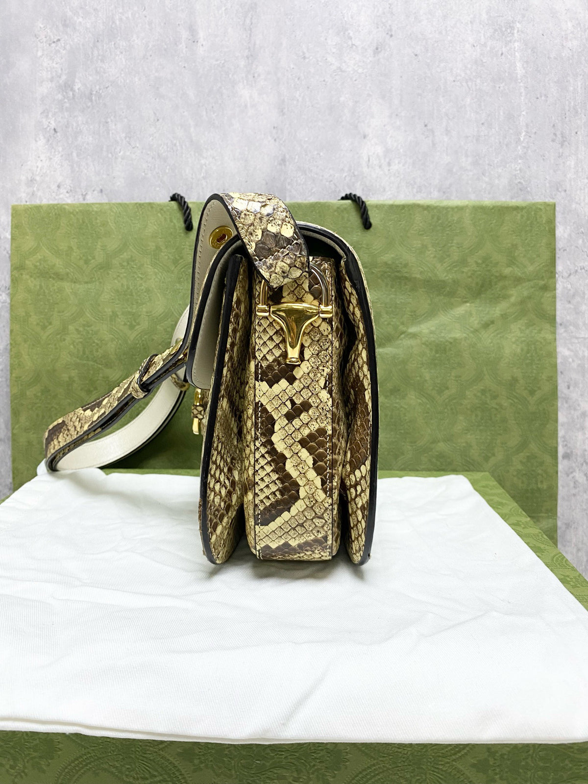 Gucci - Horsebit 1955 Limited Edition - Exotic leathers - Python - Multicolour - (small)