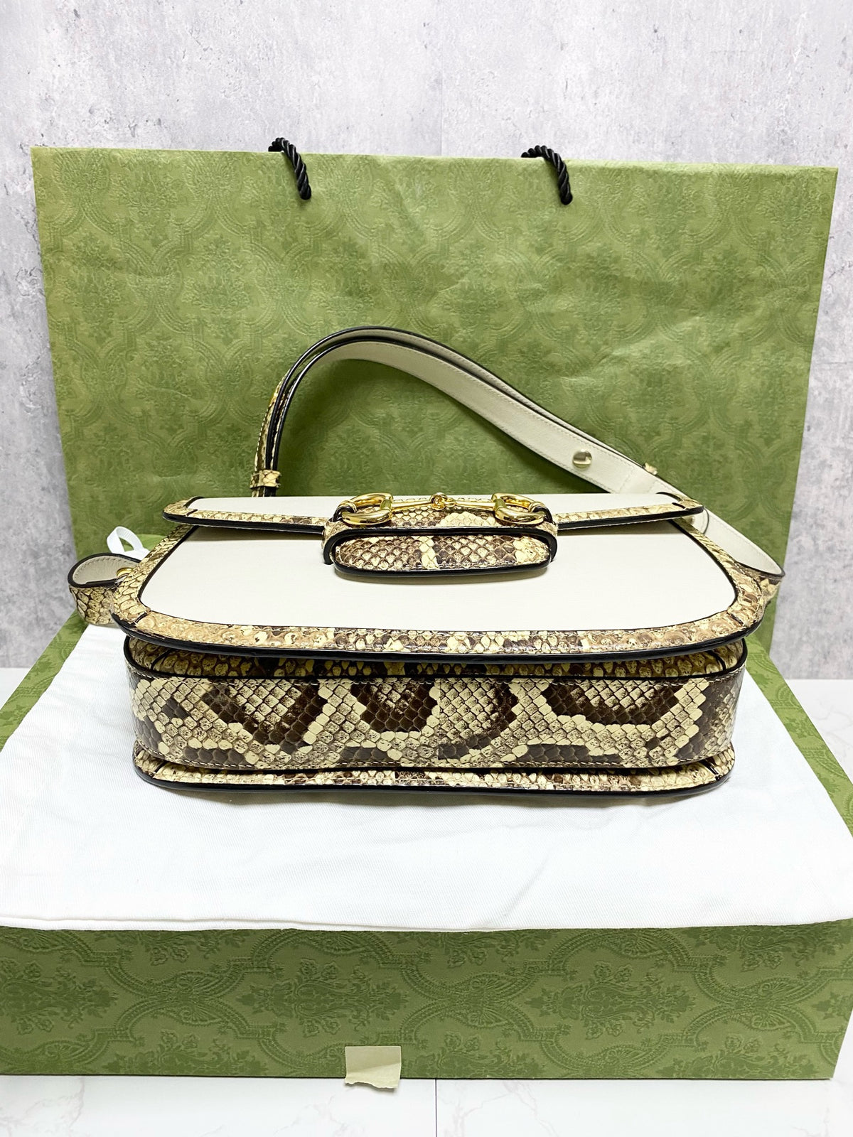 Gucci - Horsebit 1955 Limited Edition - Exotic leathers - Python - Multicolour - (small)