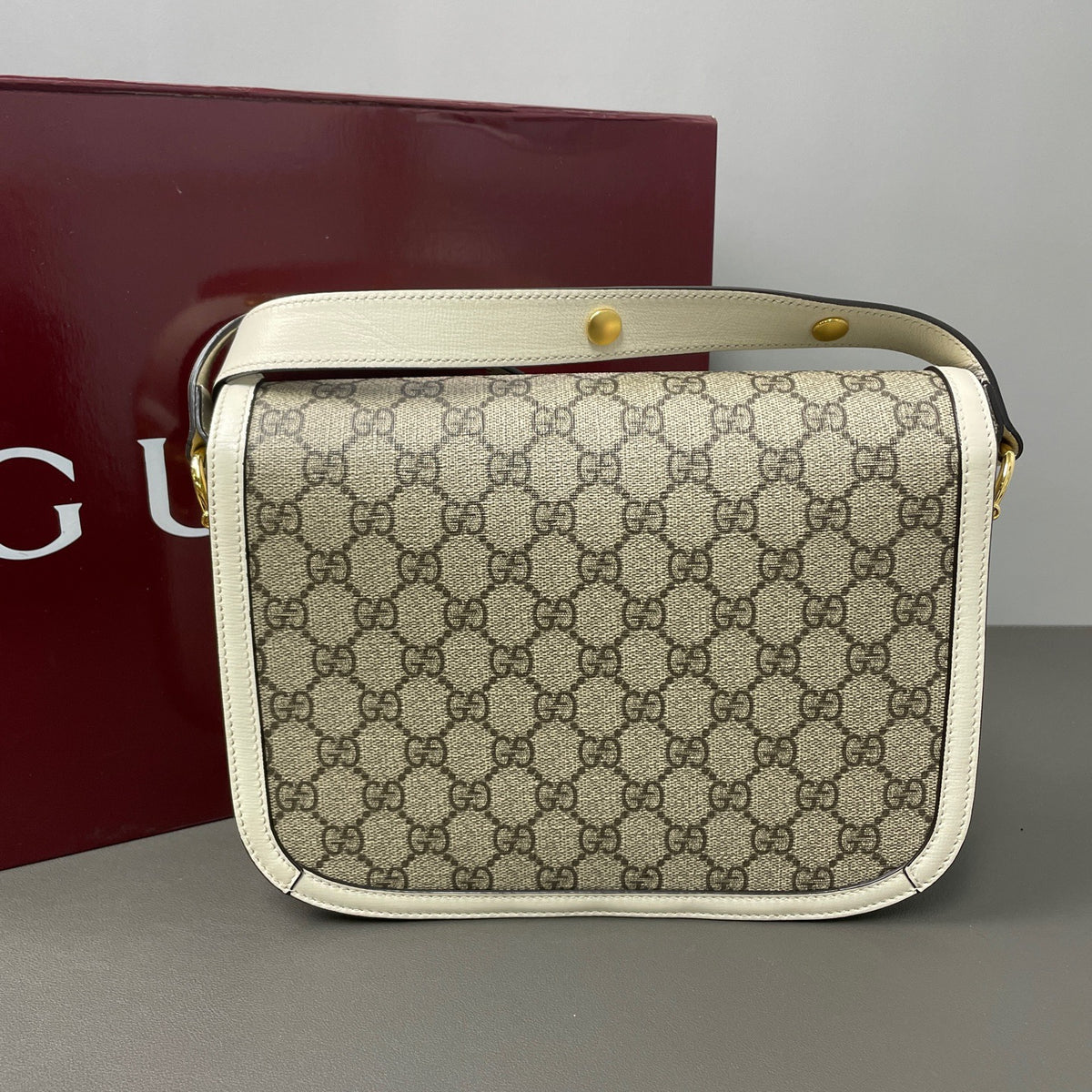 Gucci - Horsebit 1955 Medium - Cloth - Beige - (medium)
