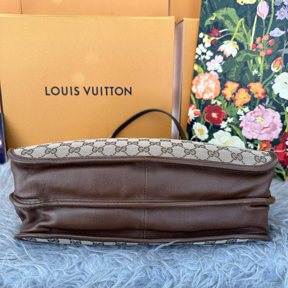 Gucci - Horsebit 1955 Medium - Cloth - Beige - (medium)