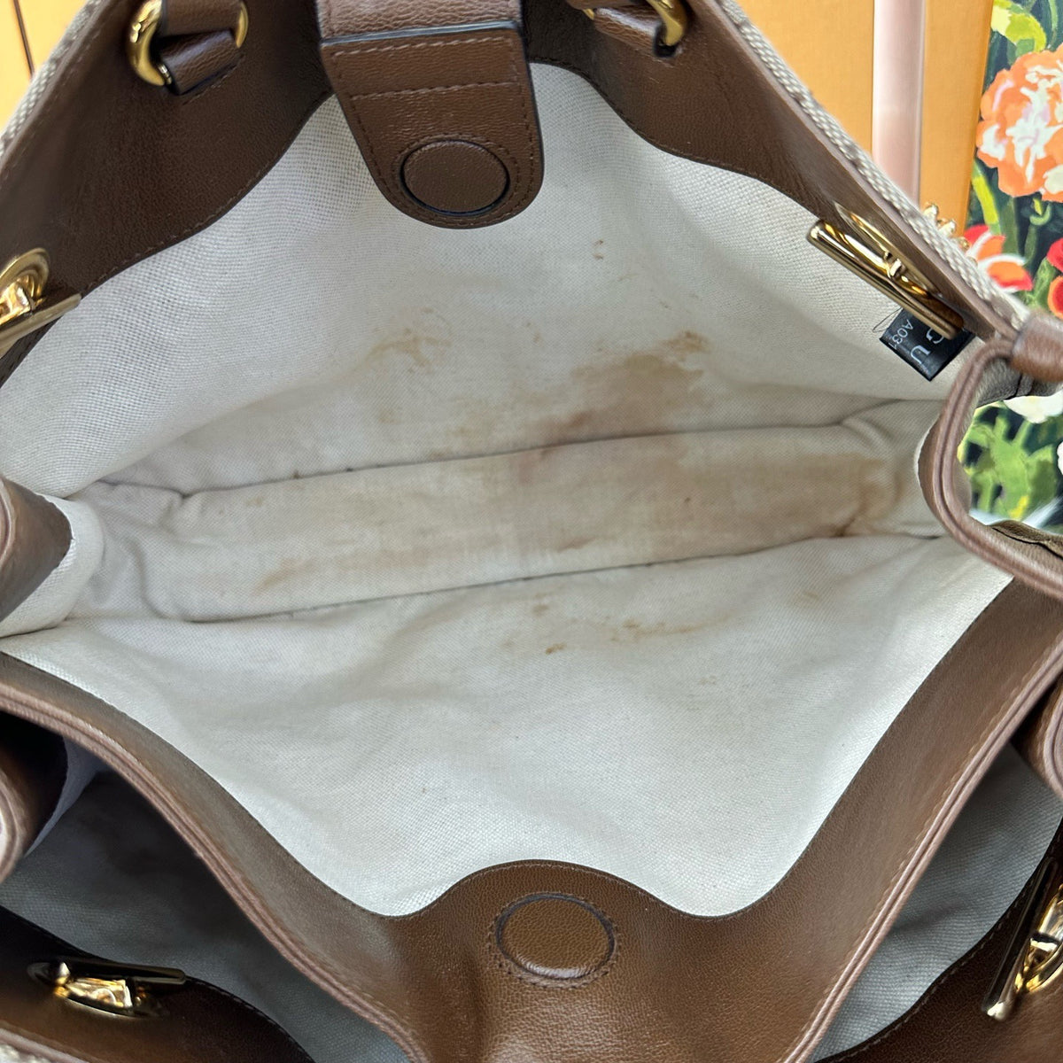 Gucci - Horsebit 1955 Medium - Cloth - Beige - (medium)